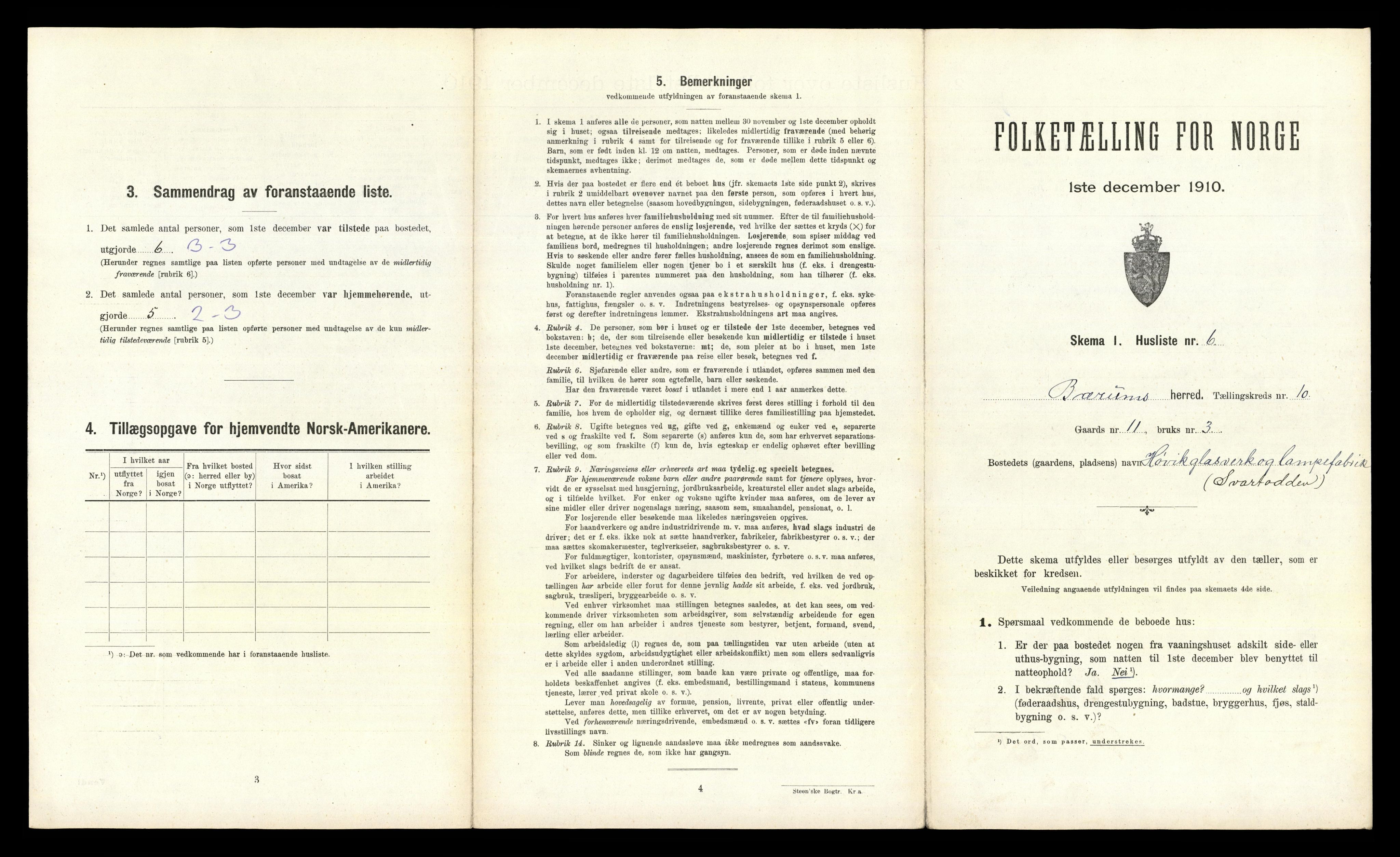 RA, 1910 census for Bærum, 1910, p. 1641