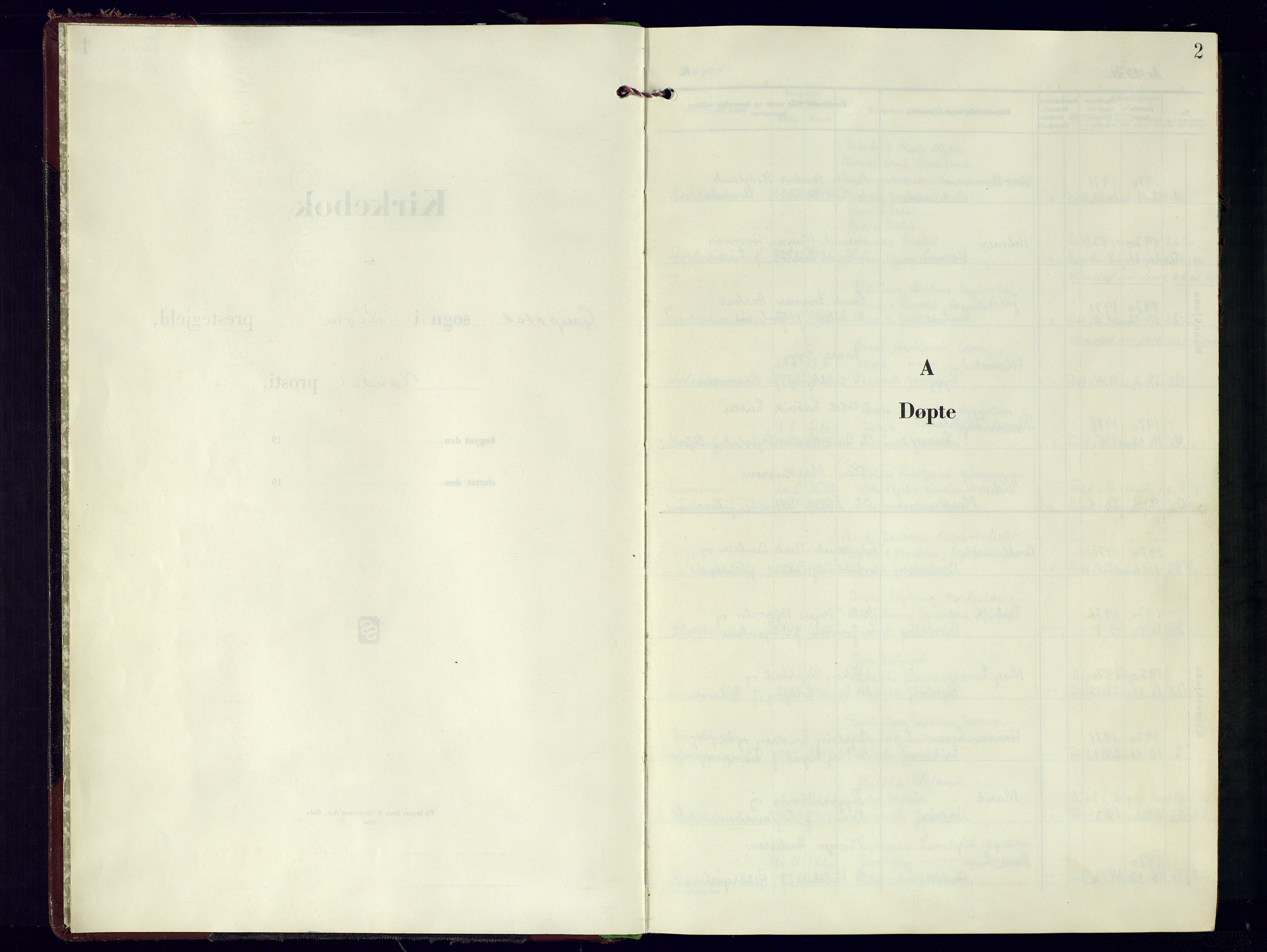 Søgne sokneprestkontor, SAK/1111-0037/F/Fa/Faa/L0006: Parish register (official) no. A-6, 1971-1989, p. 2