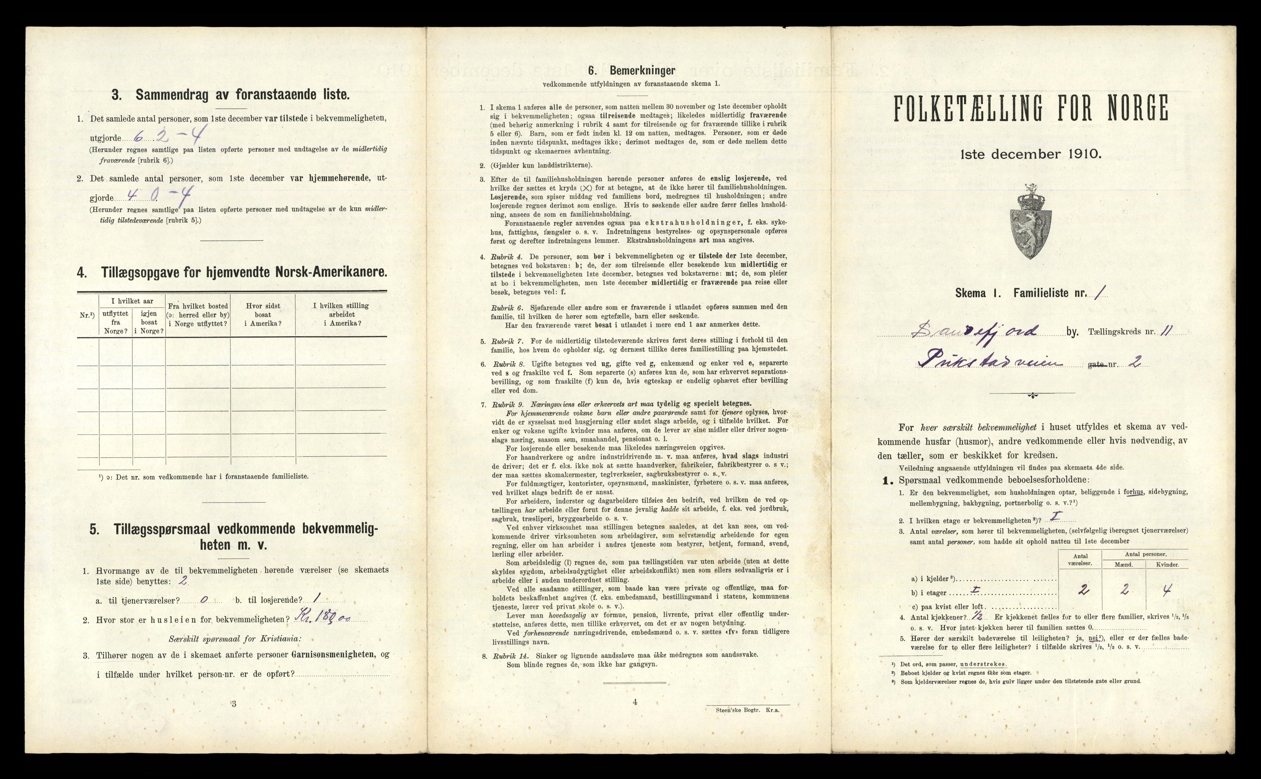 RA, 1910 census for Sandefjord, 1910, p. 3114