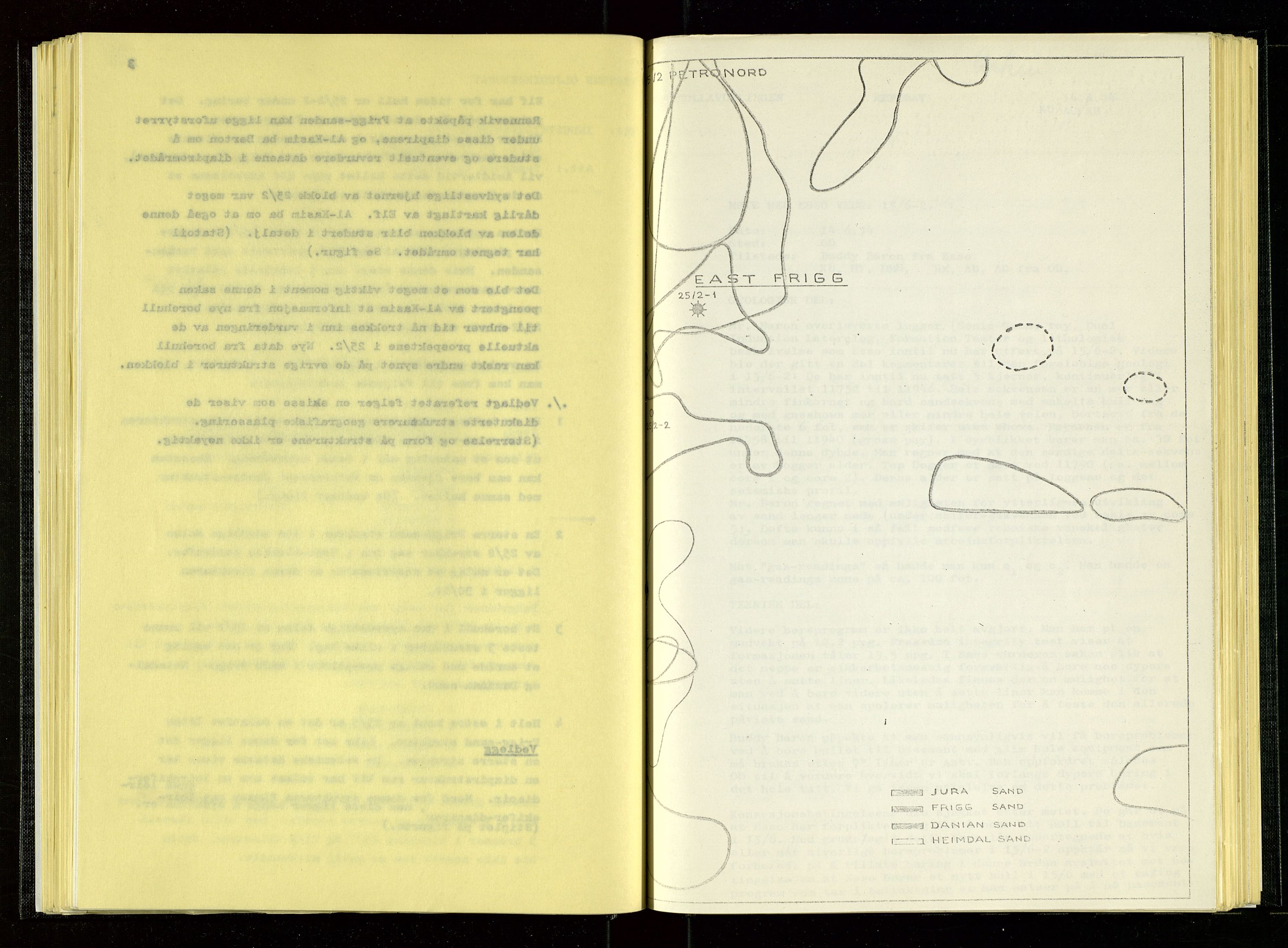 Oljedirektoratet, AV/SAST-A-101366/Aa/L0002: Referatprotokoller, 1974