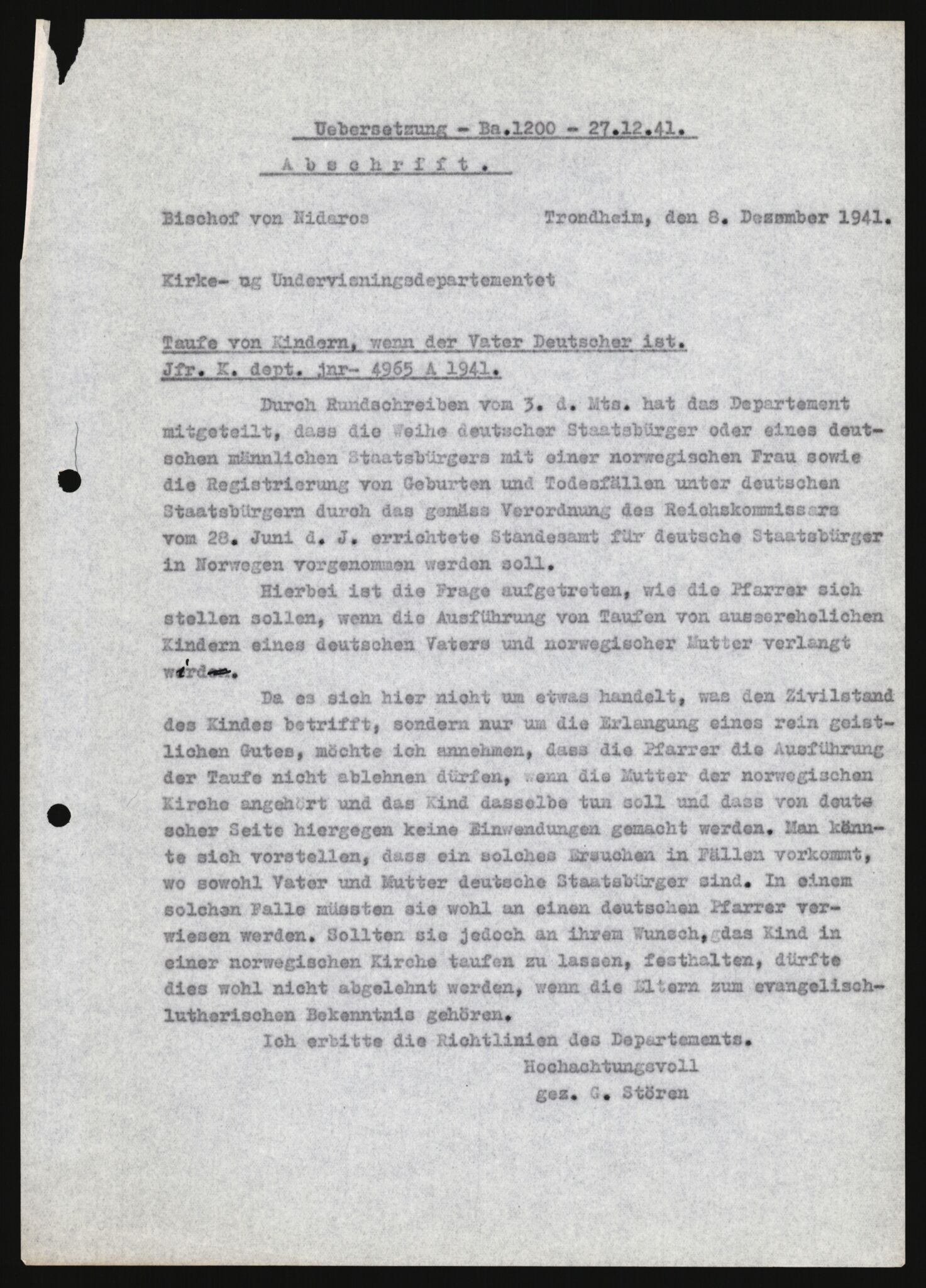 Forsvarets Overkommando. 2 kontor. Arkiv 11.4. Spredte tyske arkivsaker, AV/RA-RAFA-7031/D/Dar/Darb/L0013: Reichskommissariat - Hauptabteilung Vervaltung, 1917-1942, p. 1466