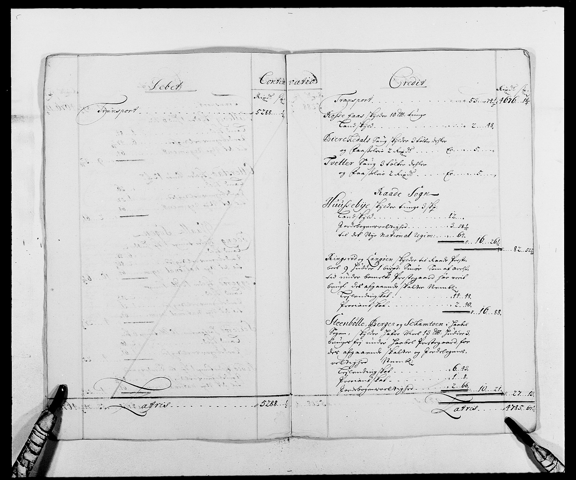 Rentekammeret inntil 1814, Reviderte regnskaper, Fogderegnskap, AV/RA-EA-4092/R02/L0105: Fogderegnskap Moss og Verne kloster, 1685-1687, p. 268