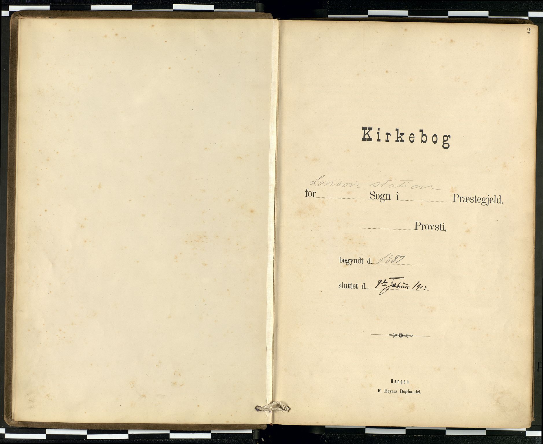  Den norske sjømannsmisjon i utlandet/London m/bistasjoner, SAB/SAB/PA-0103/H/Ha/L0002: Parish register (official) no. A 2, 1887-1903, p. 1b-2a