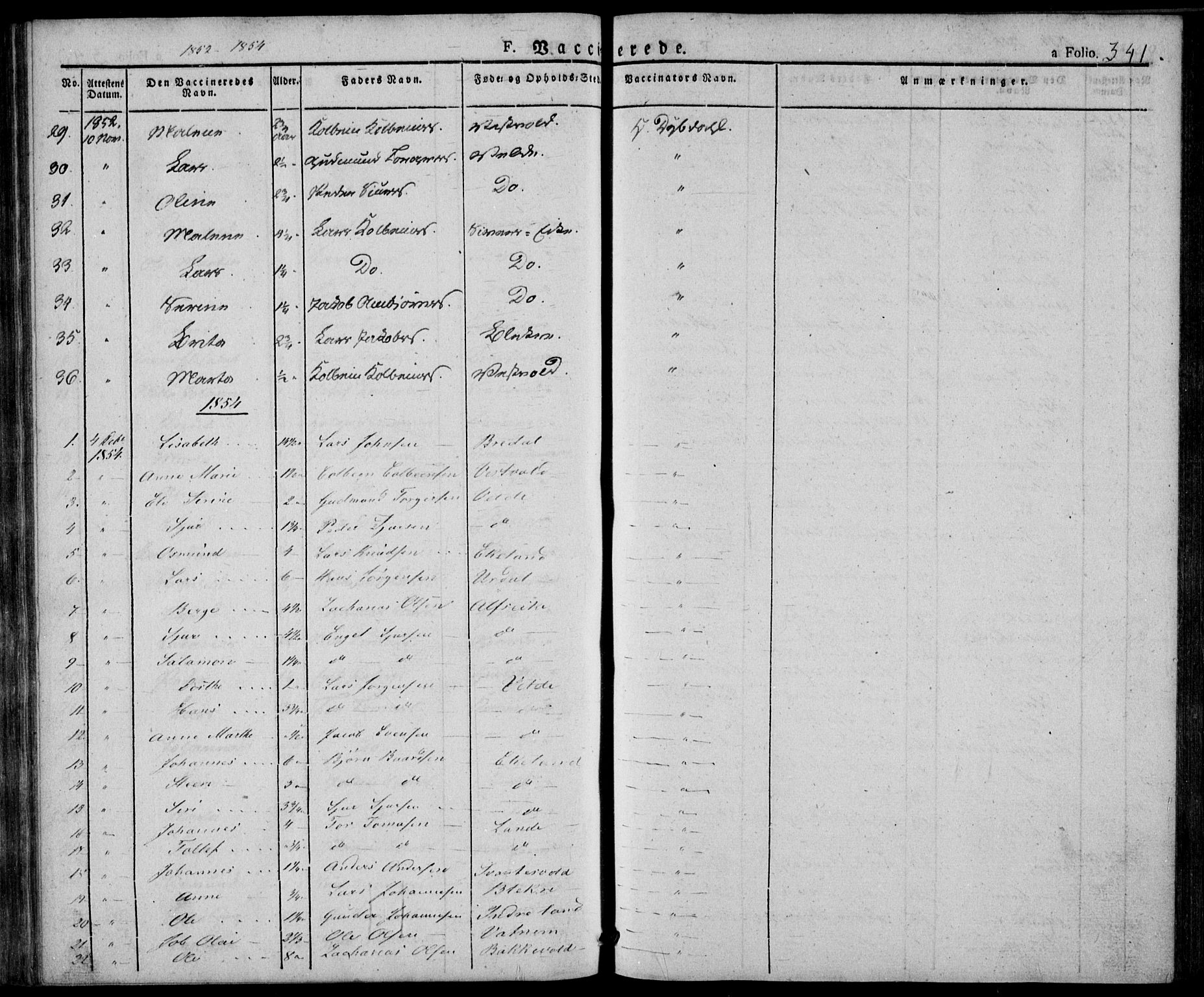 Skjold sokneprestkontor, AV/SAST-A-101847/H/Ha/Haa/L0005: Parish register (official) no. A 5, 1830-1856, p. 341