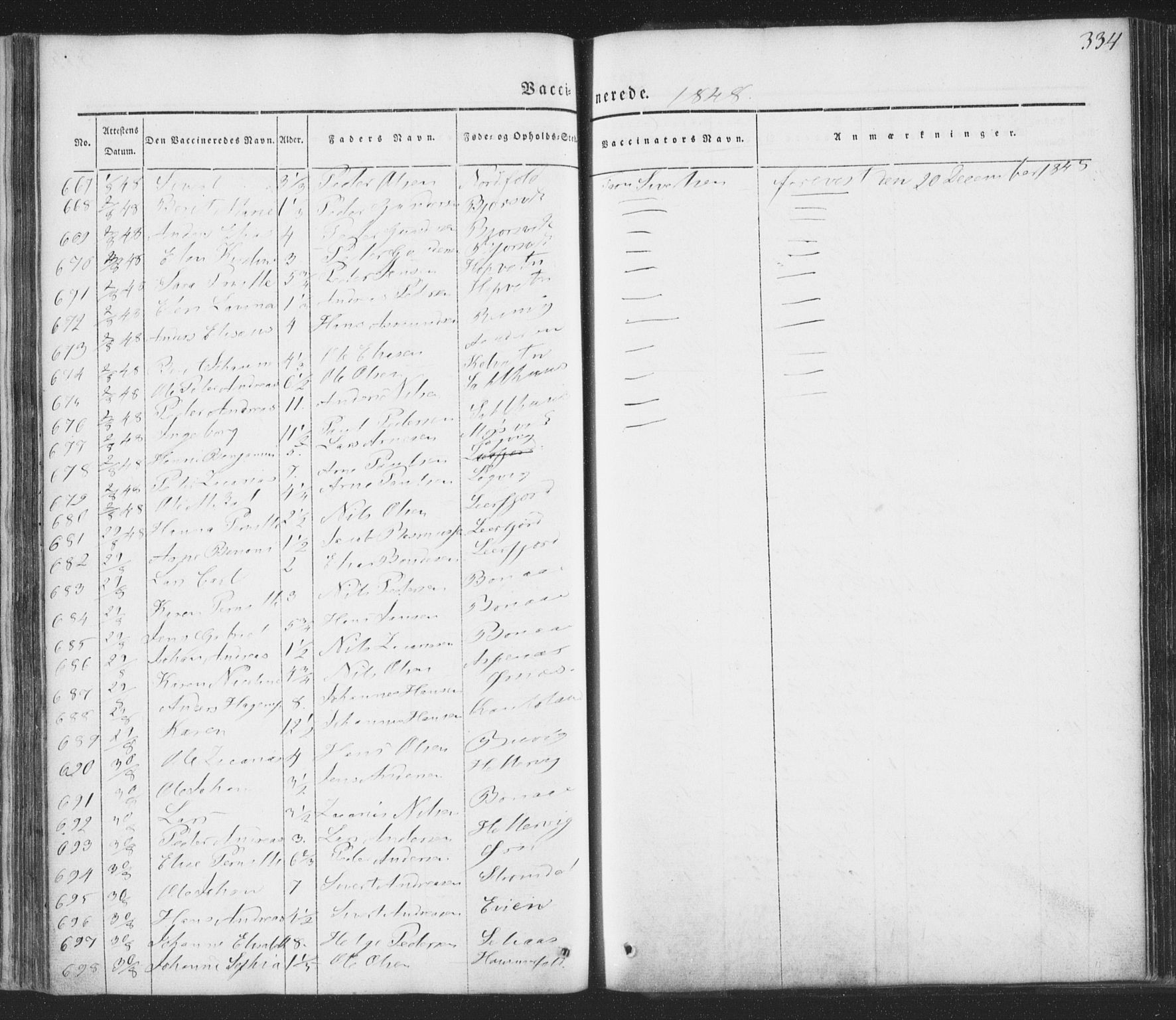 Ministerialprotokoller, klokkerbøker og fødselsregistre - Nordland, SAT/A-1459/853/L0769: Parish register (official) no. 853A08, 1836-1856, p. 334