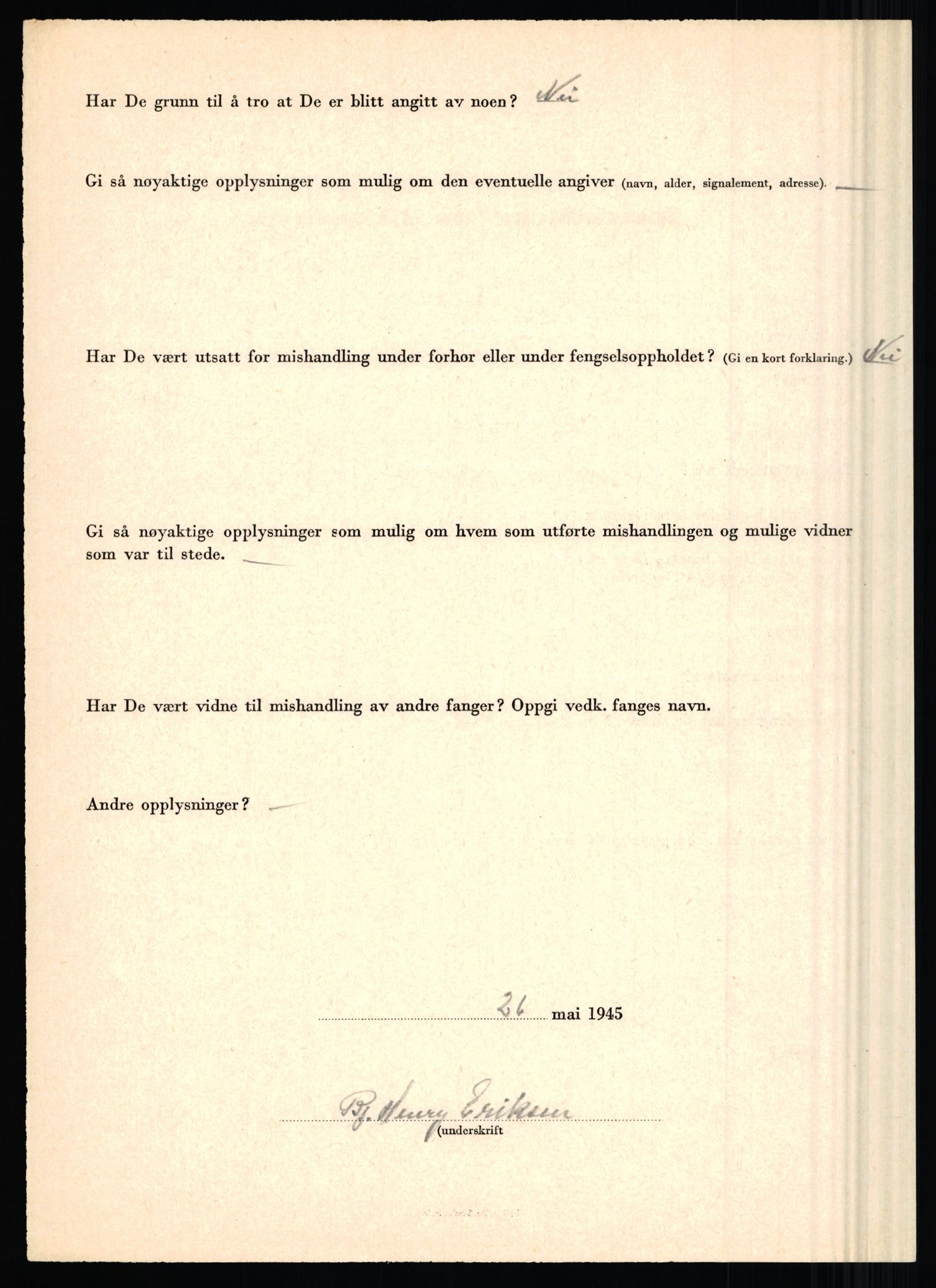 Rikspolitisjefen, AV/RA-S-1560/L/L0004: Eriksen, Alf - Geving, Øivind, 1940-1945, p. 20