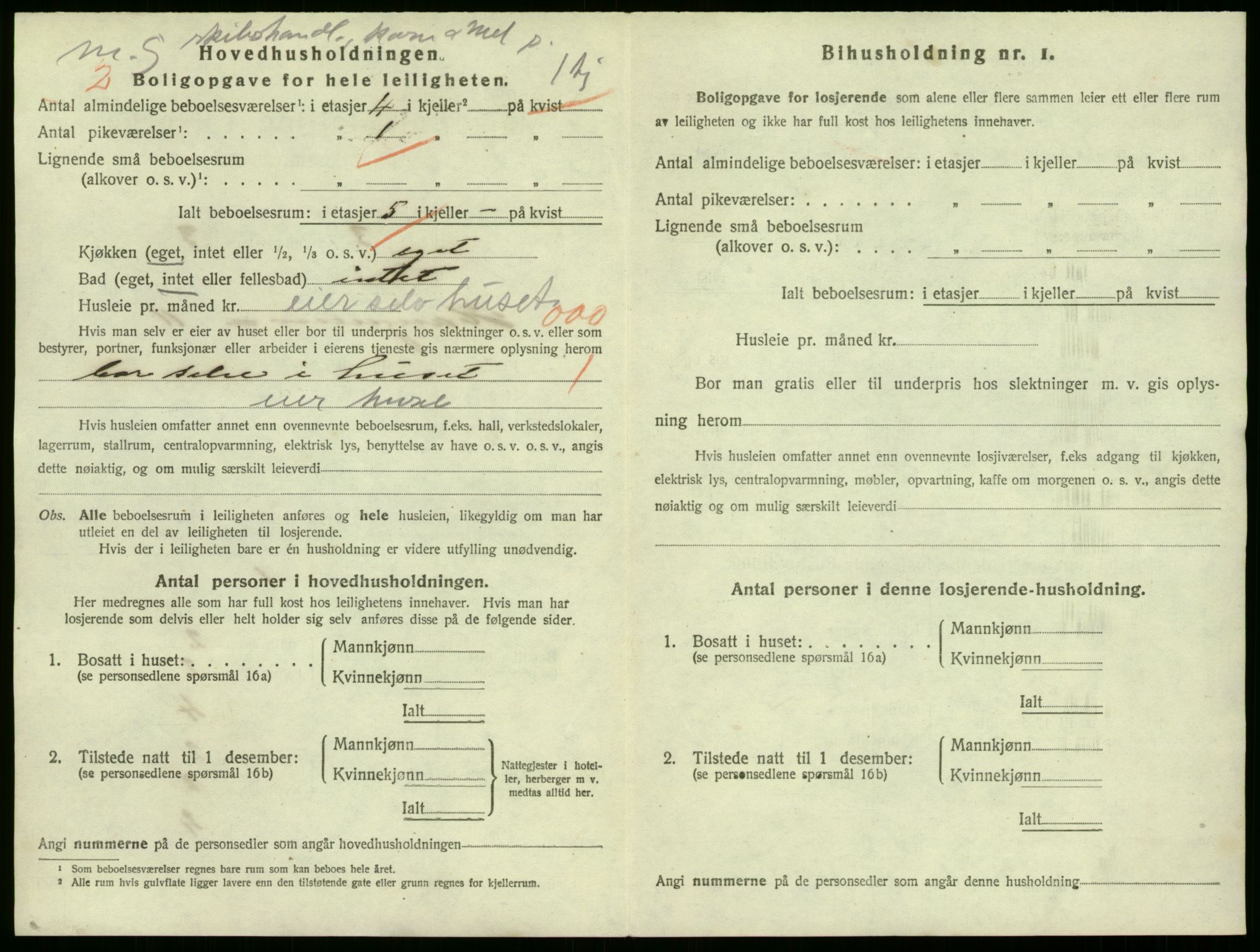 SAB, 1920 census for Bergen, 1920, p. 23370