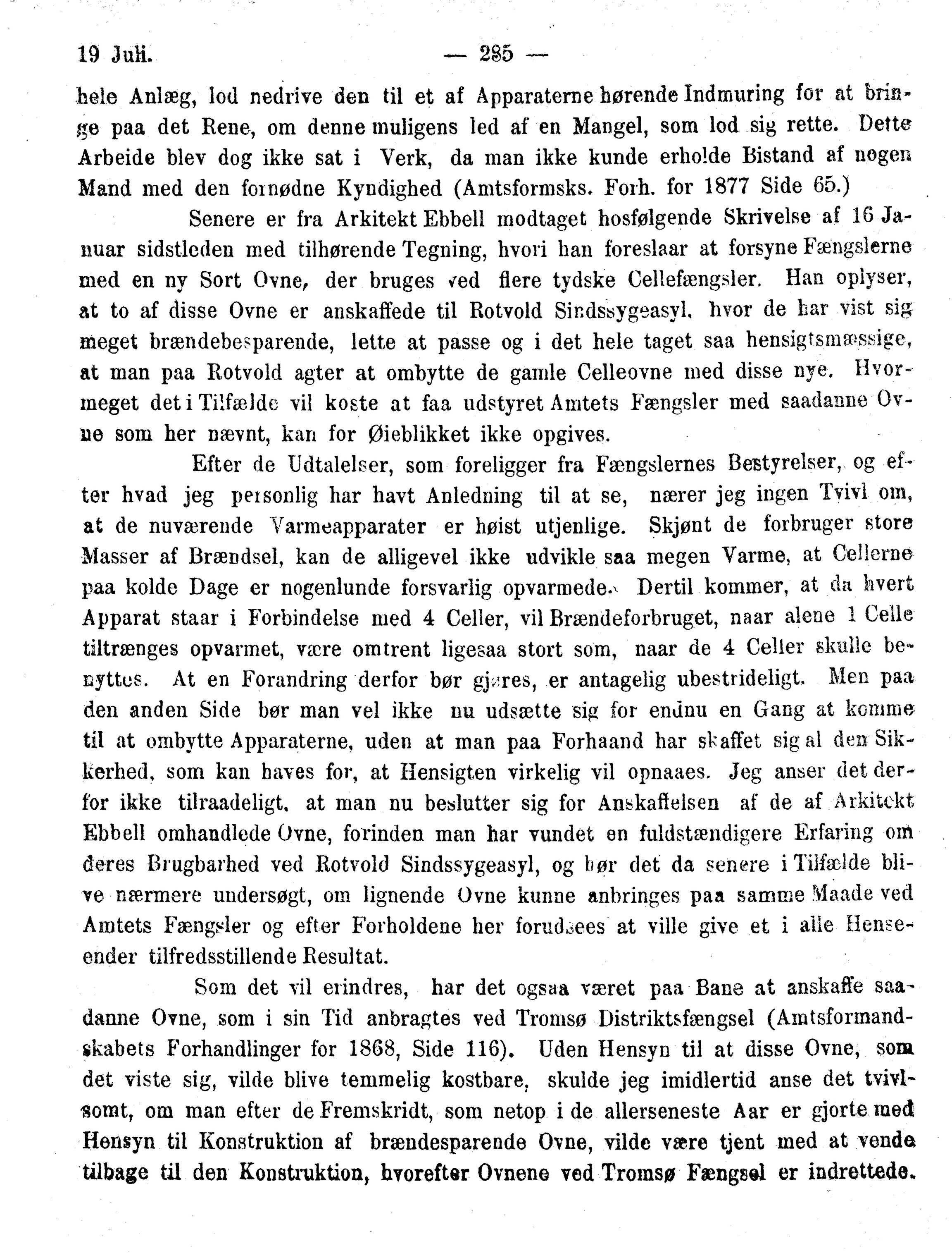 Nordland Fylkeskommune. Fylkestinget, AIN/NFK-17/176/A/Ac/L0010: Fylkestingsforhandlinger 1874-1880, 1874-1880