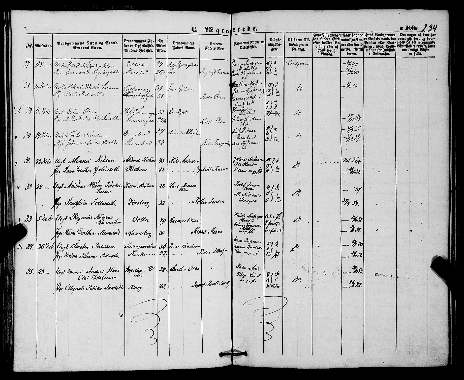 Trondenes sokneprestkontor, AV/SATØ-S-1319/H/Ha/L0011kirke: Parish register (official) no. 11, 1853-1862, p. 234