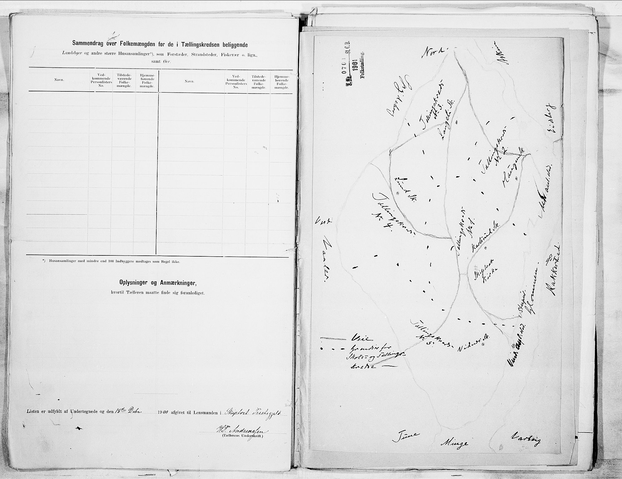 SAO, 1900 census for Skiptvet, 1900, p. 16