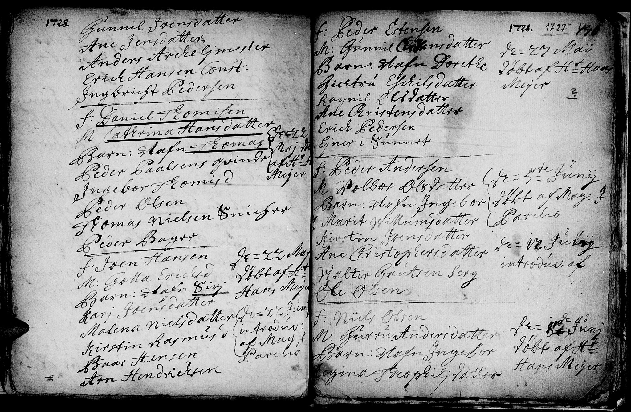 Ministerialprotokoller, klokkerbøker og fødselsregistre - Sør-Trøndelag, SAT/A-1456/601/L0035: Parish register (official) no. 601A03, 1713-1728, p. 490