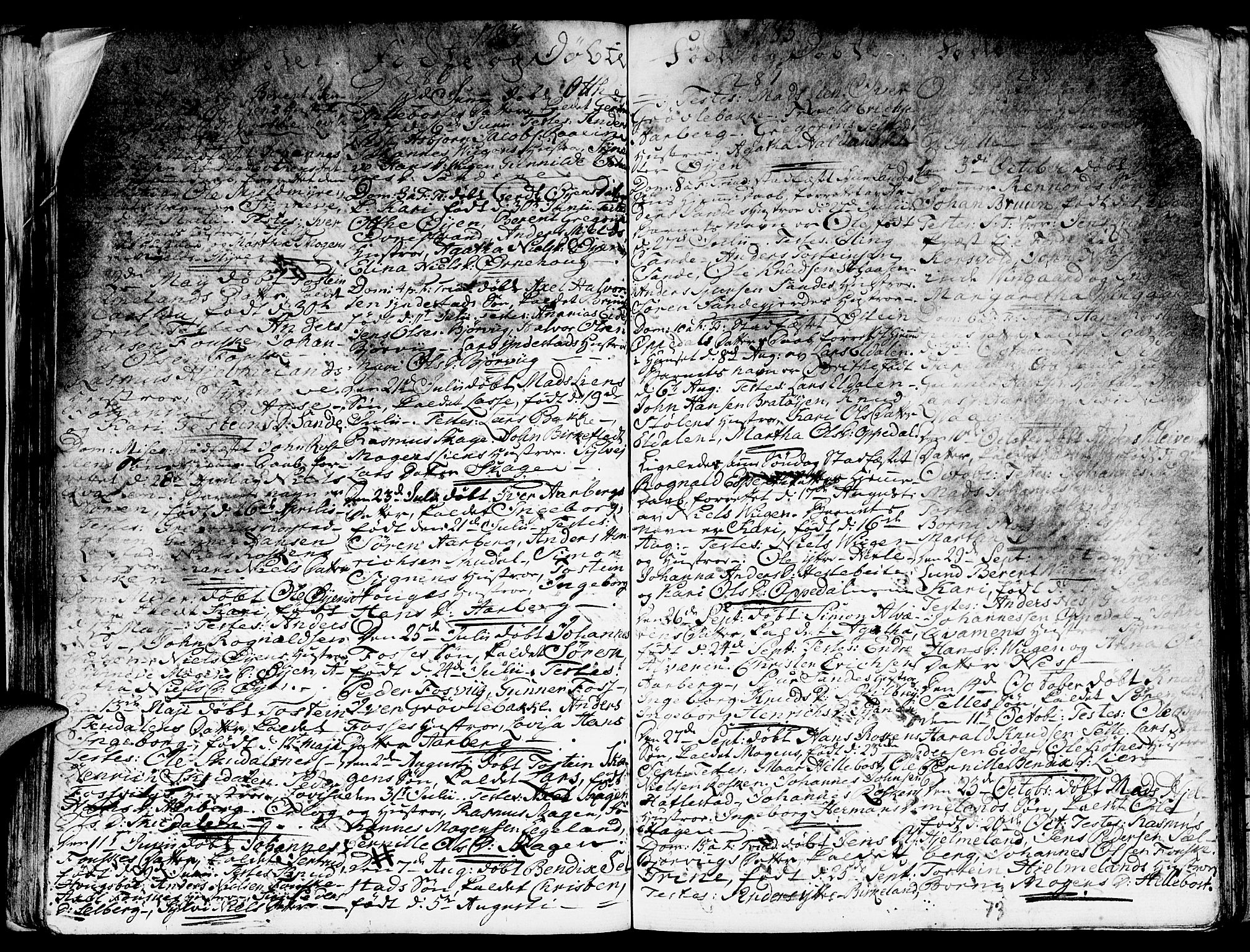 Gaular sokneprestembete, SAB/A-80001/H/Haa: Parish register (official) no. A 1, 1755-1785, p. 73