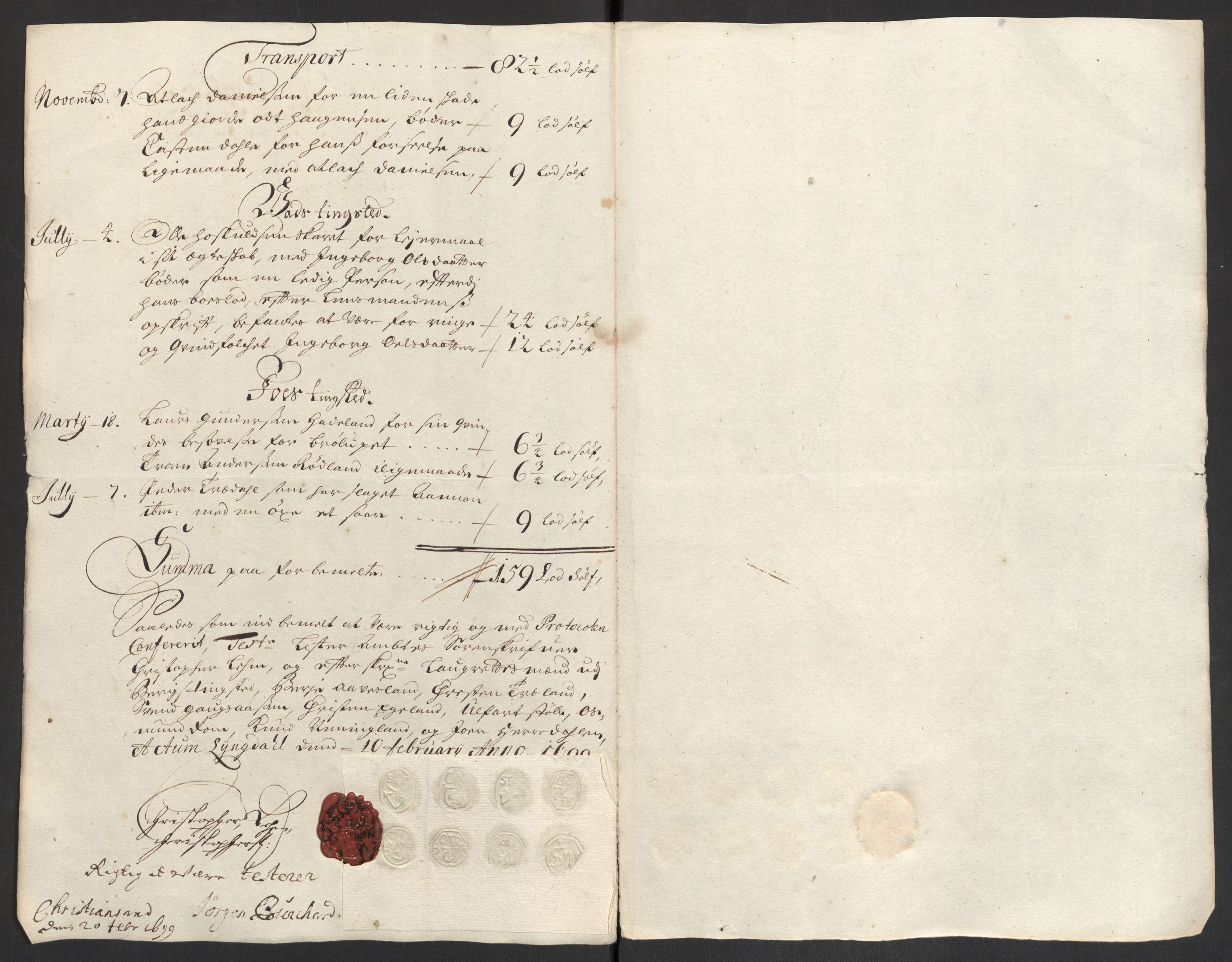 Rentekammeret inntil 1814, Reviderte regnskaper, Fogderegnskap, RA/EA-4092/R43/L2547: Fogderegnskap Lista og Mandal, 1698-1699, p. 28