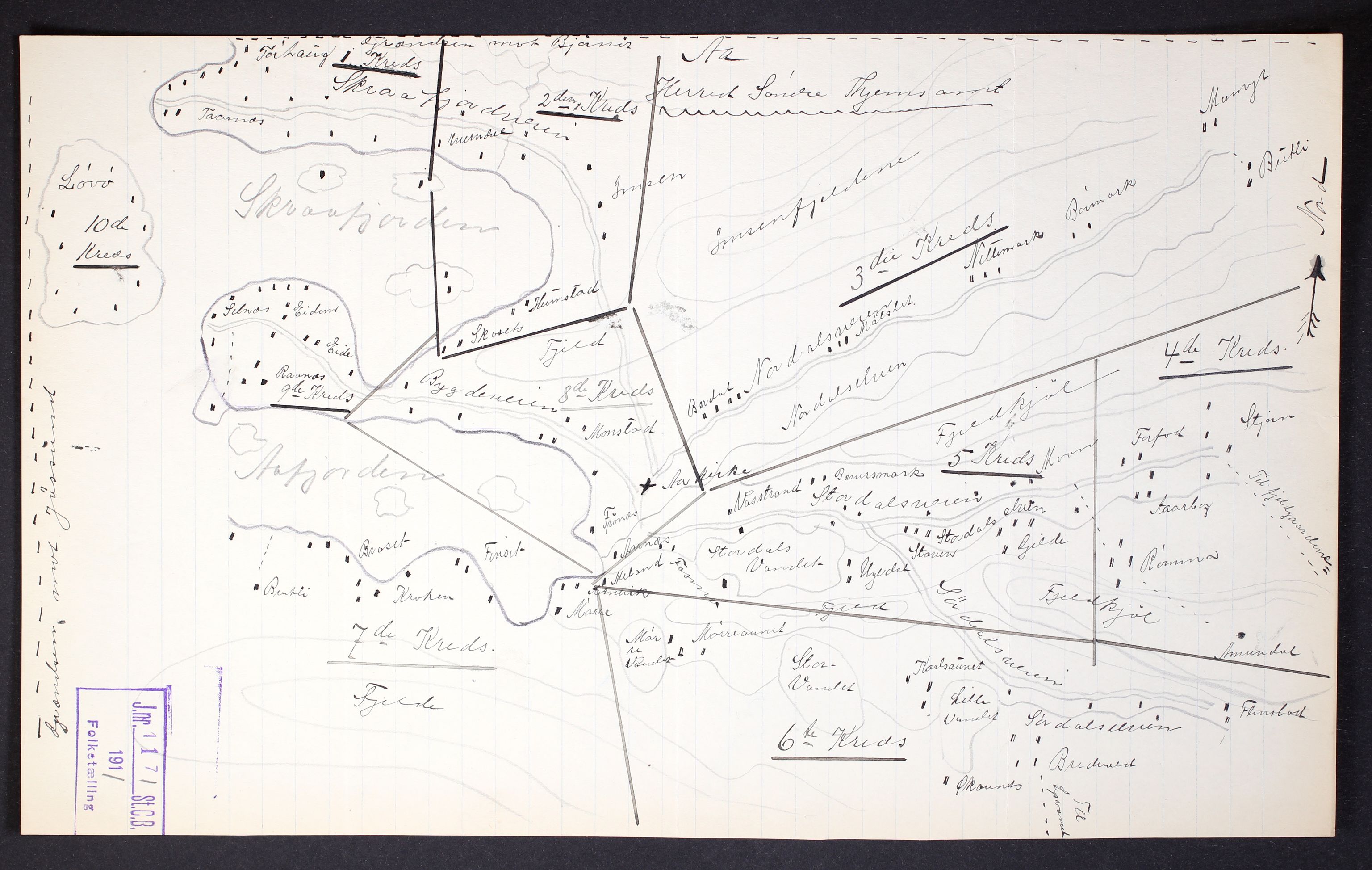 RA, 1910 census for Aa, 1910, p. 35