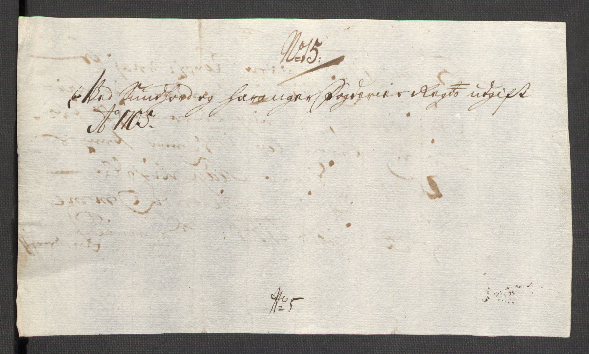 Rentekammeret inntil 1814, Reviderte regnskaper, Fogderegnskap, AV/RA-EA-4092/R48/L2983: Fogderegnskap Sunnhordland og Hardanger, 1705, p. 228