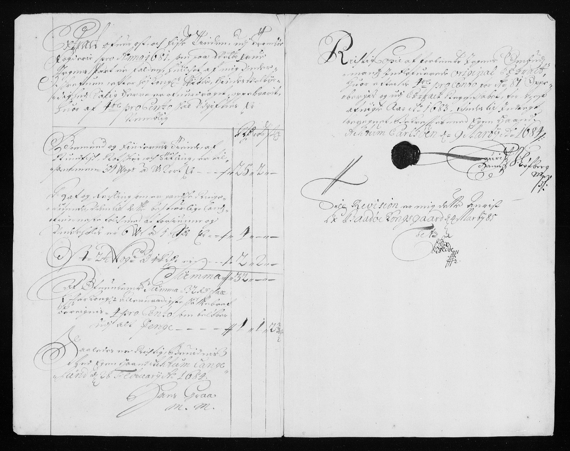 Rentekammeret inntil 1814, Reviderte regnskaper, Stiftamtstueregnskaper, Trondheim stiftamt og Nordland amt, AV/RA-EA-6044/R/Rh/L0008: Nordland amt, 1681