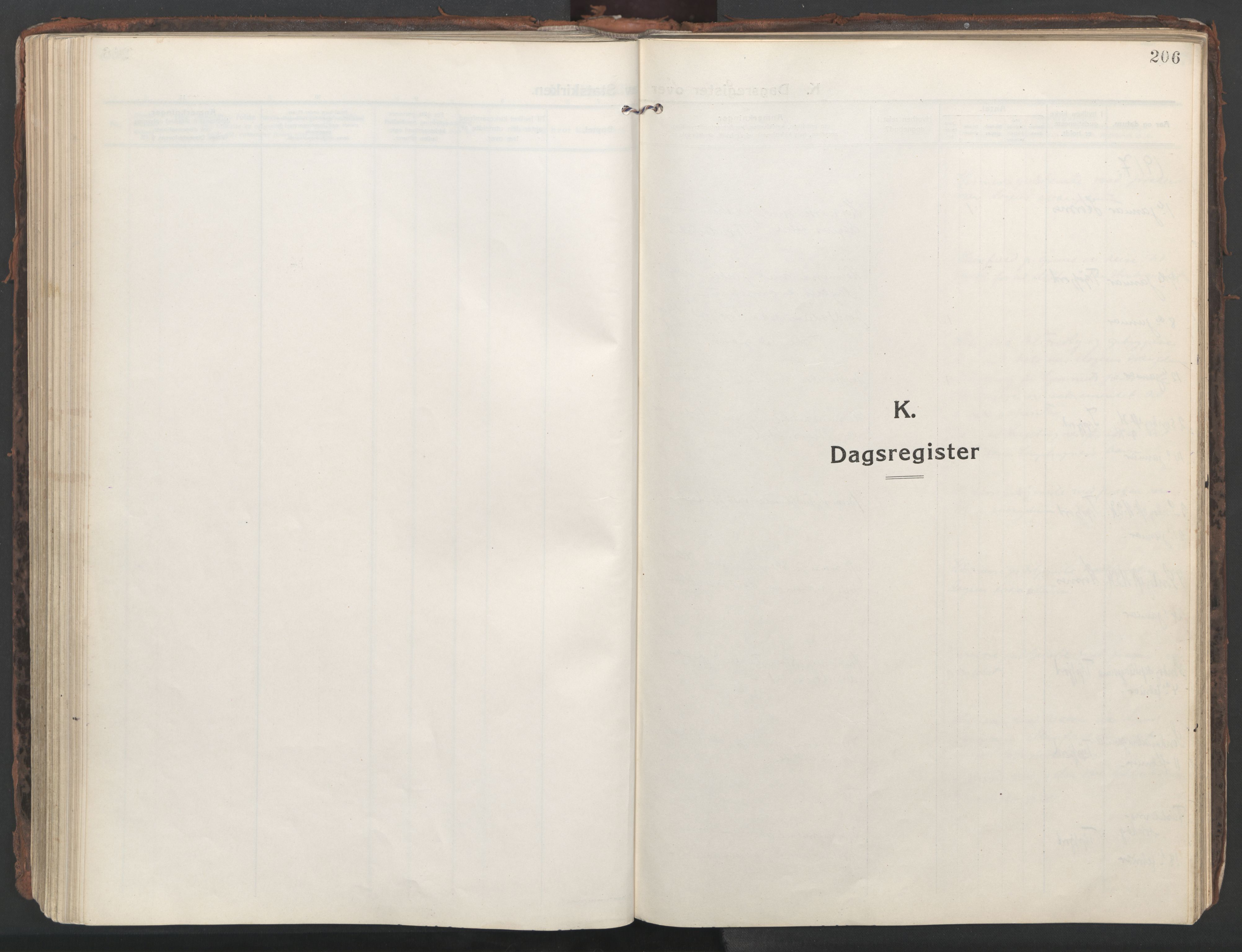 Ministerialprotokoller, klokkerbøker og fødselsregistre - Nordland, SAT/A-1459/861/L0872: Parish register (official) no. 861A07, 1915-1924, p. 206