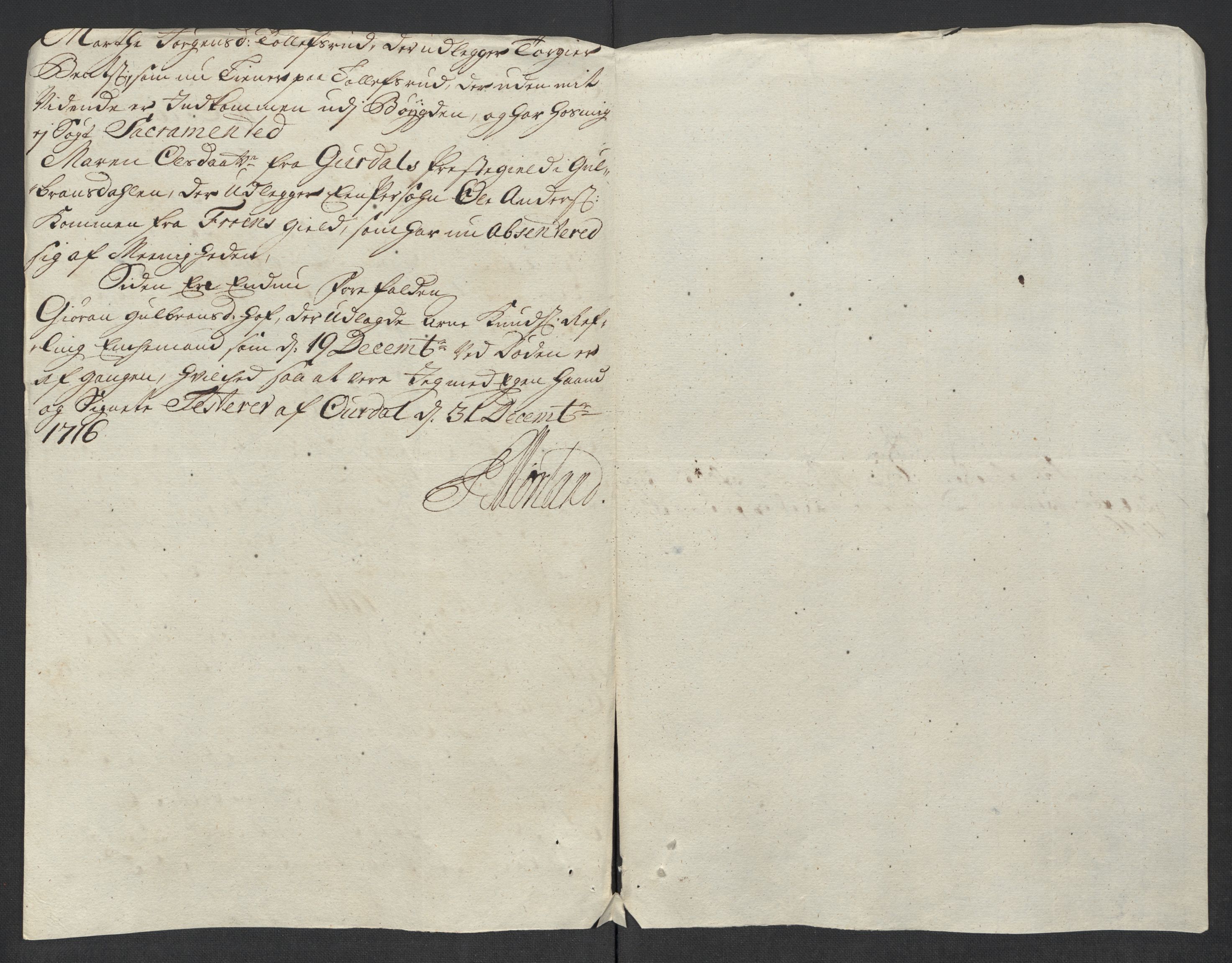 Rentekammeret inntil 1814, Reviderte regnskaper, Fogderegnskap, AV/RA-EA-4092/R18/L1315: Fogderegnskap Hadeland, Toten og Valdres, 1716, p. 322