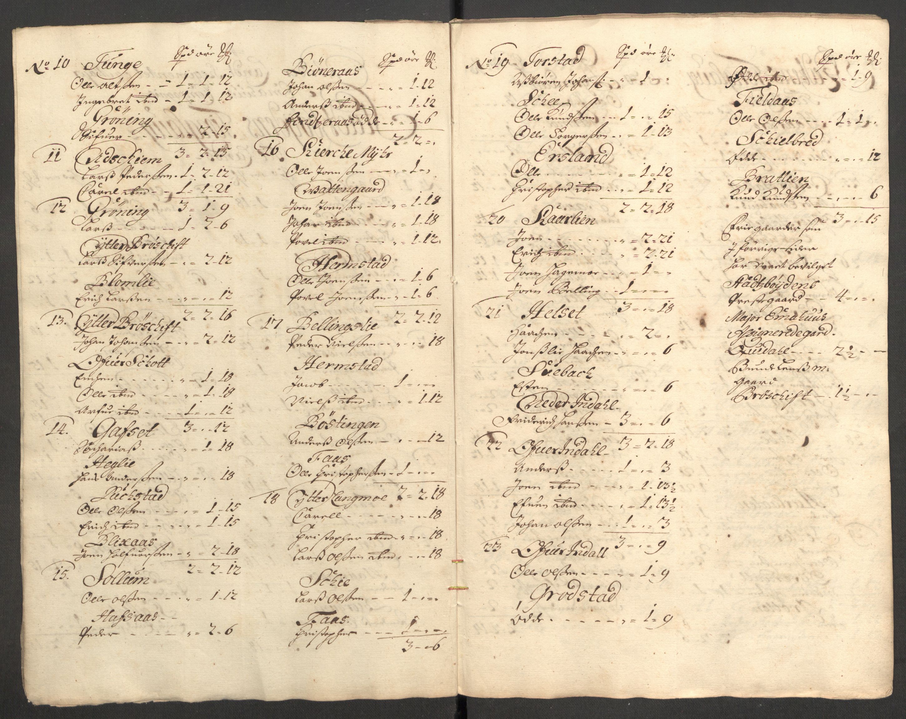 Rentekammeret inntil 1814, Reviderte regnskaper, Fogderegnskap, AV/RA-EA-4092/R57/L3856: Fogderegnskap Fosen, 1704-1705, p. 118