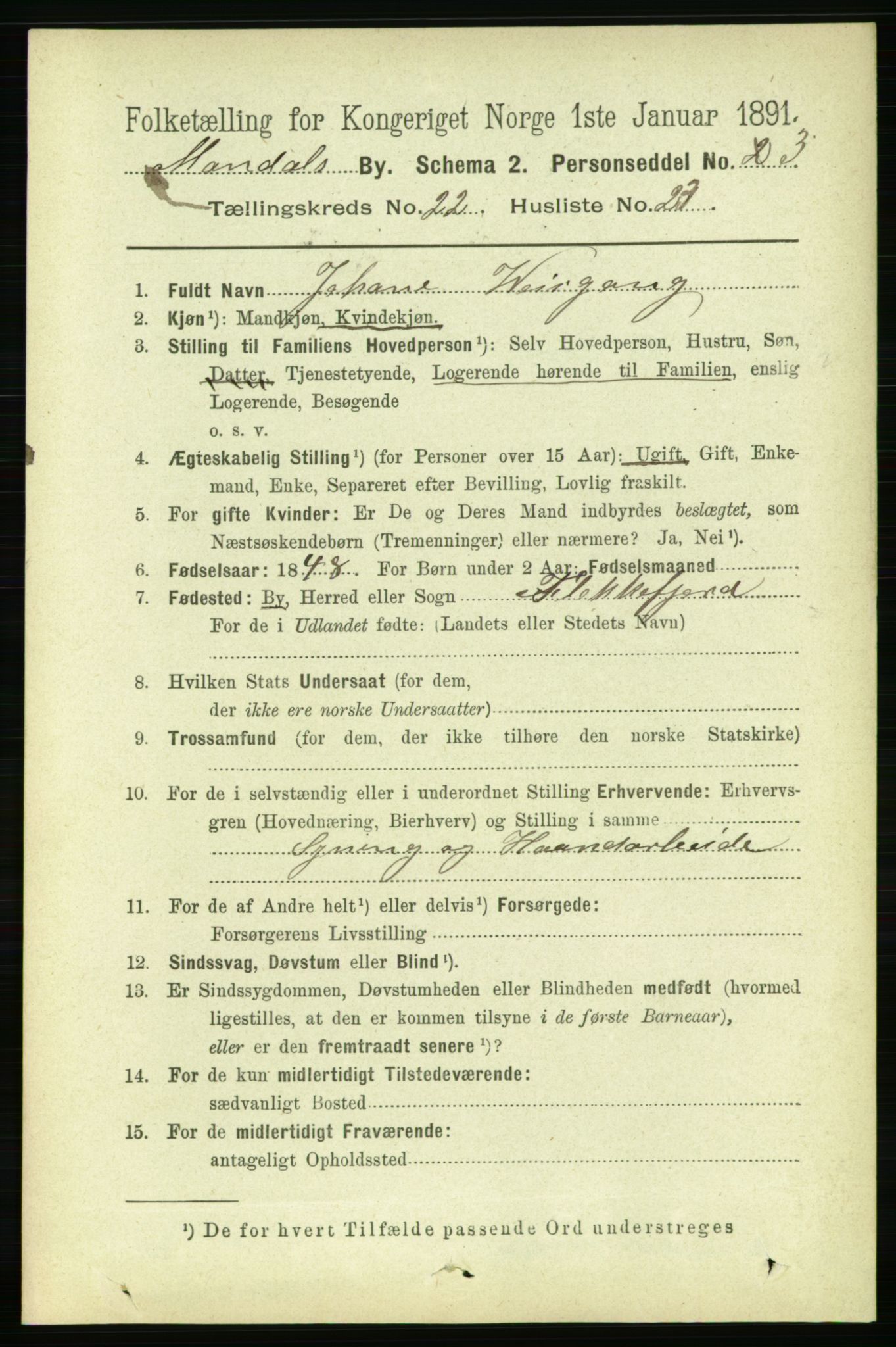 RA, 1891 census for 1002 Mandal, 1891, p. 4295