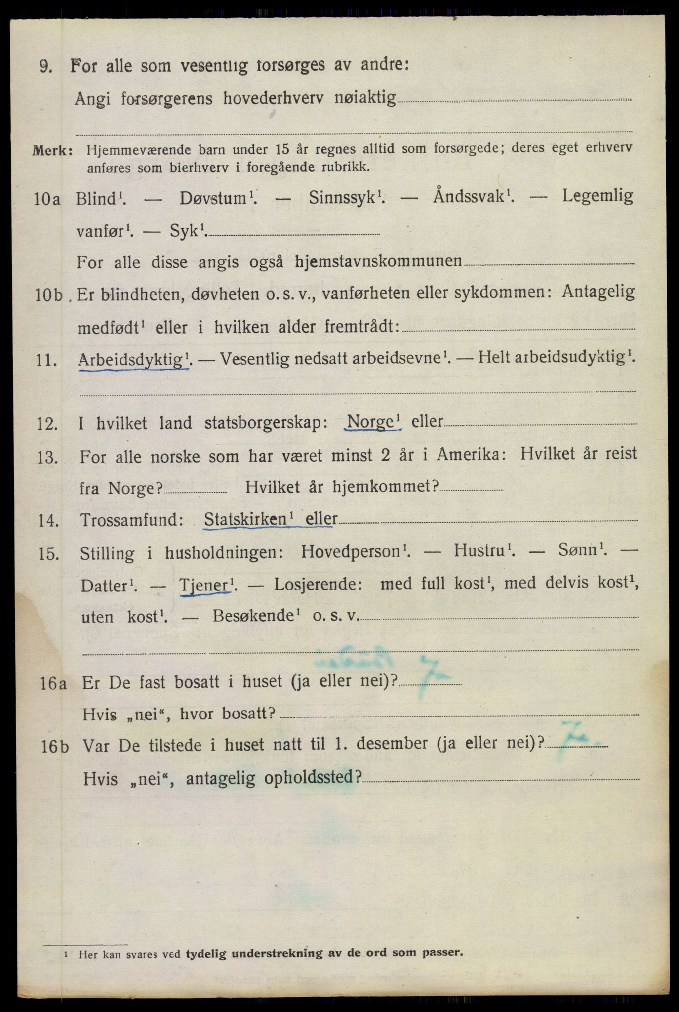 SAKO, 1920 census for Sauherad, 1920, p. 5174