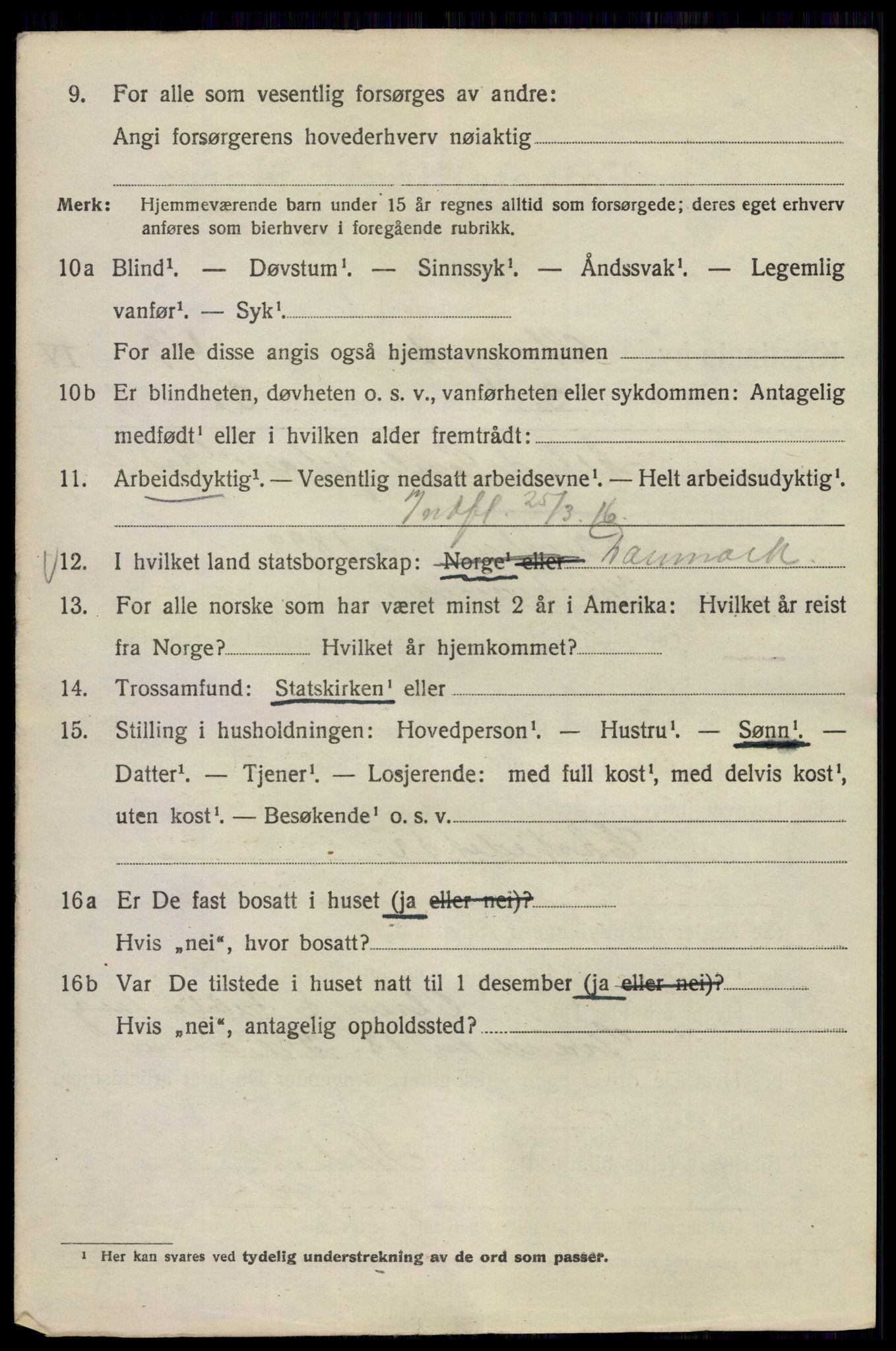 SAO, 1920 census for Kristiania, 1920, p. 550316