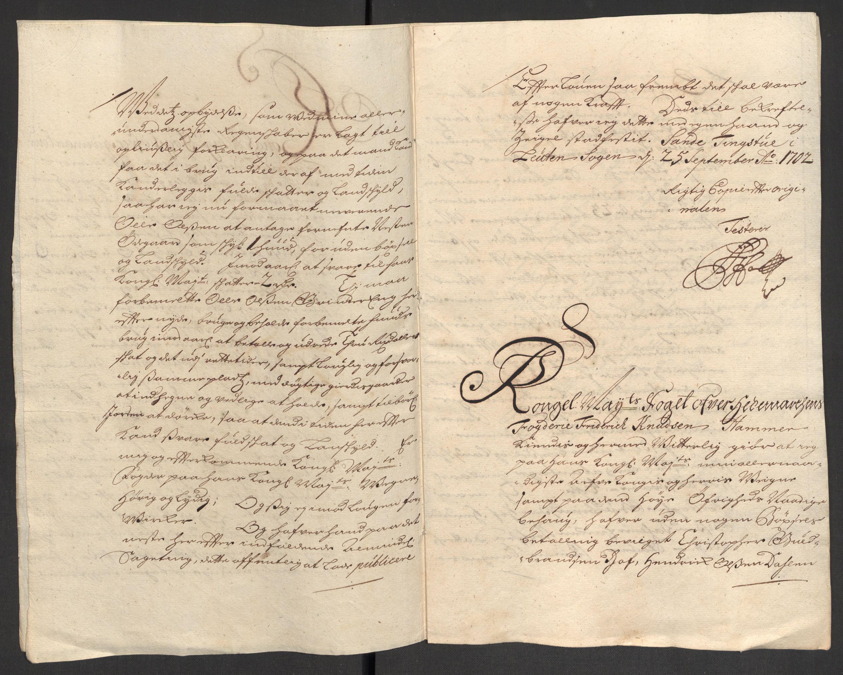 Rentekammeret inntil 1814, Reviderte regnskaper, Fogderegnskap, AV/RA-EA-4092/R16/L1040: Fogderegnskap Hedmark, 1701-1702, p. 240