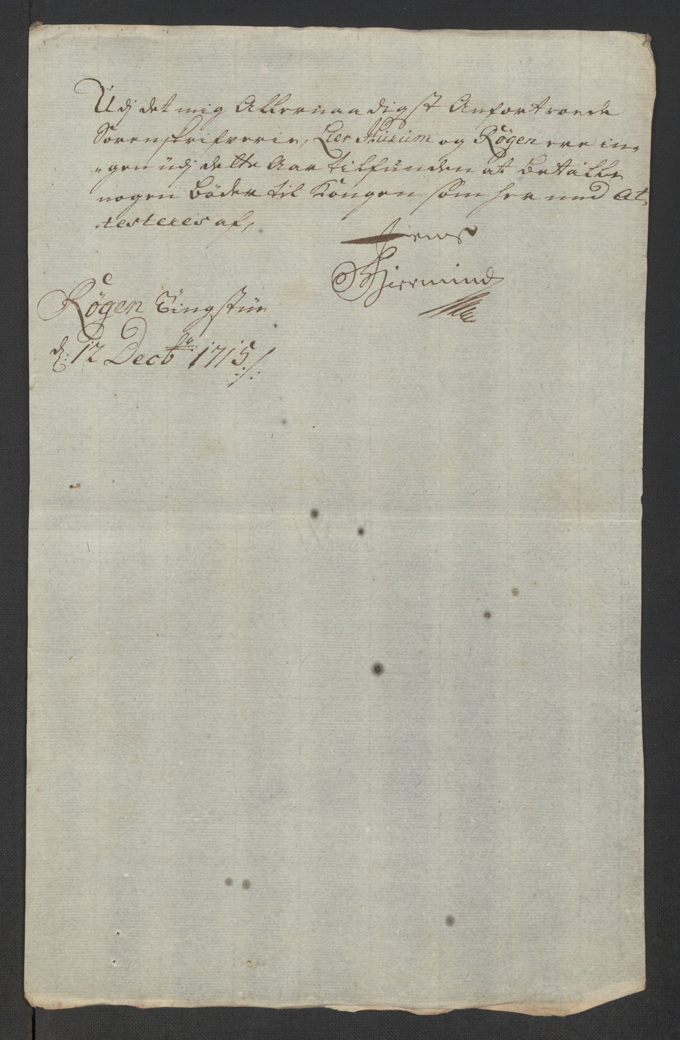 Rentekammeret inntil 1814, Reviderte regnskaper, Fogderegnskap, AV/RA-EA-4092/R31/L1710: Fogderegnskap Hurum, Røyken, Eiker, Lier og Buskerud, 1715-1716, p. 113