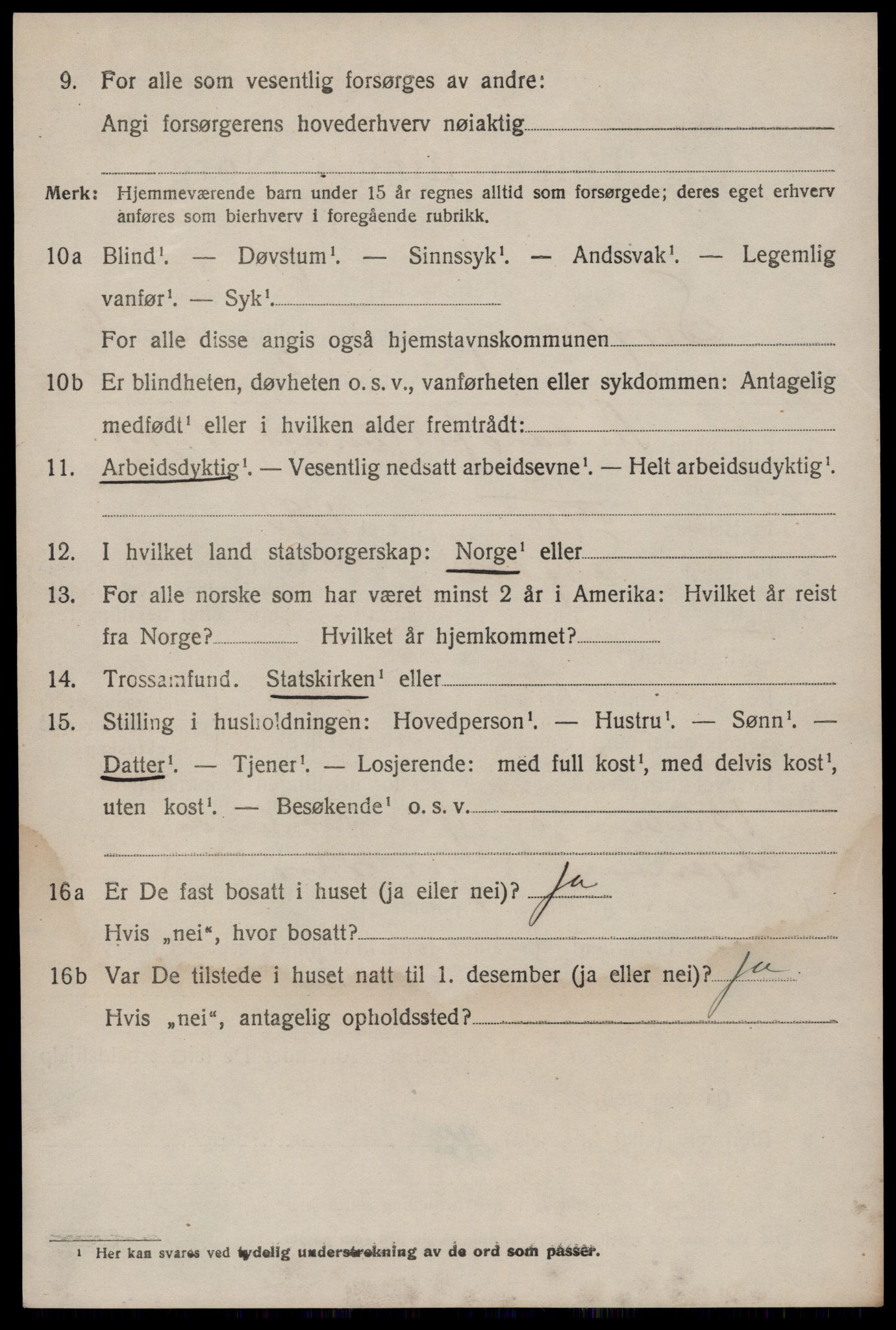 SAKO, 1920 census for Seljord, 1920, p. 2769