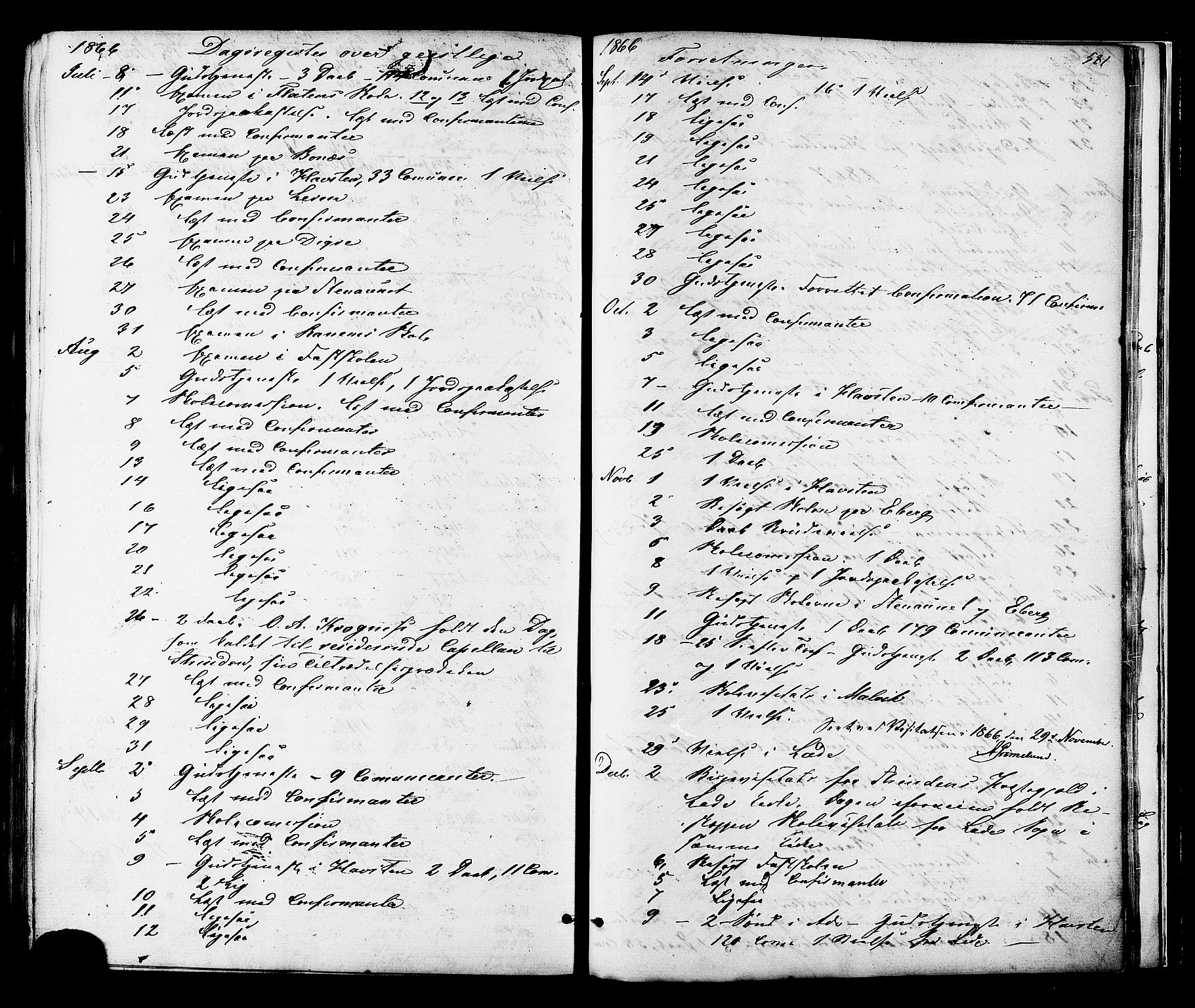Ministerialprotokoller, klokkerbøker og fødselsregistre - Sør-Trøndelag, SAT/A-1456/606/L0293: Parish register (official) no. 606A08, 1866-1877, p. 581