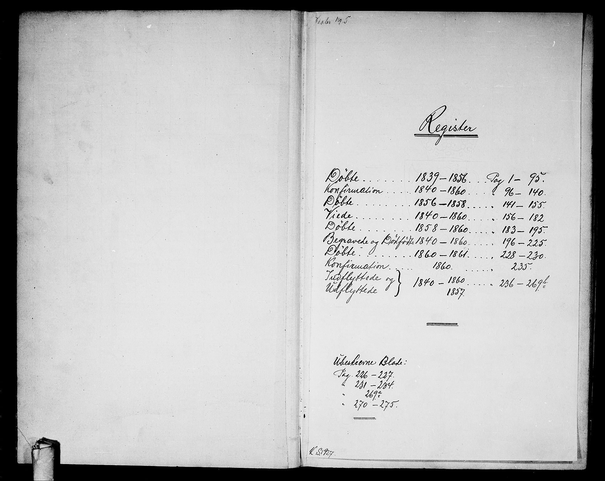 Våler prestekontor Kirkebøker, SAO/A-11083/G/Ga/L0002: Parish register (copy) no. I 2, 1839-1860