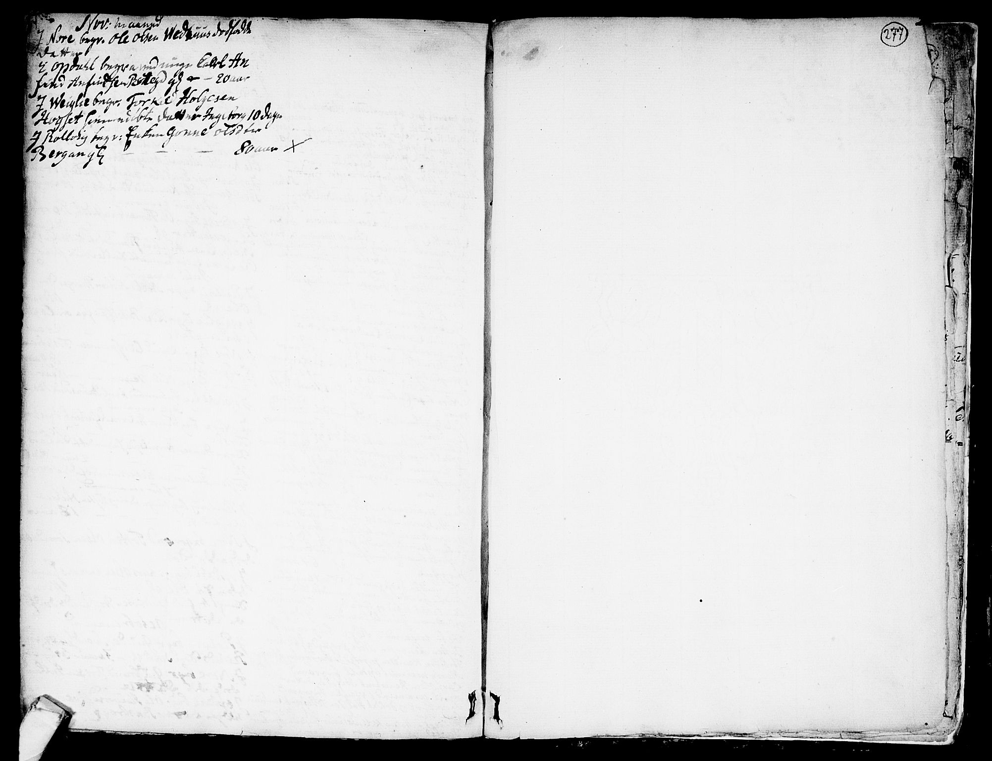 Rollag kirkebøker, SAKO/A-240/F/Fa/L0003: Parish register (official) no. I 3, 1743-1778, p. 277
