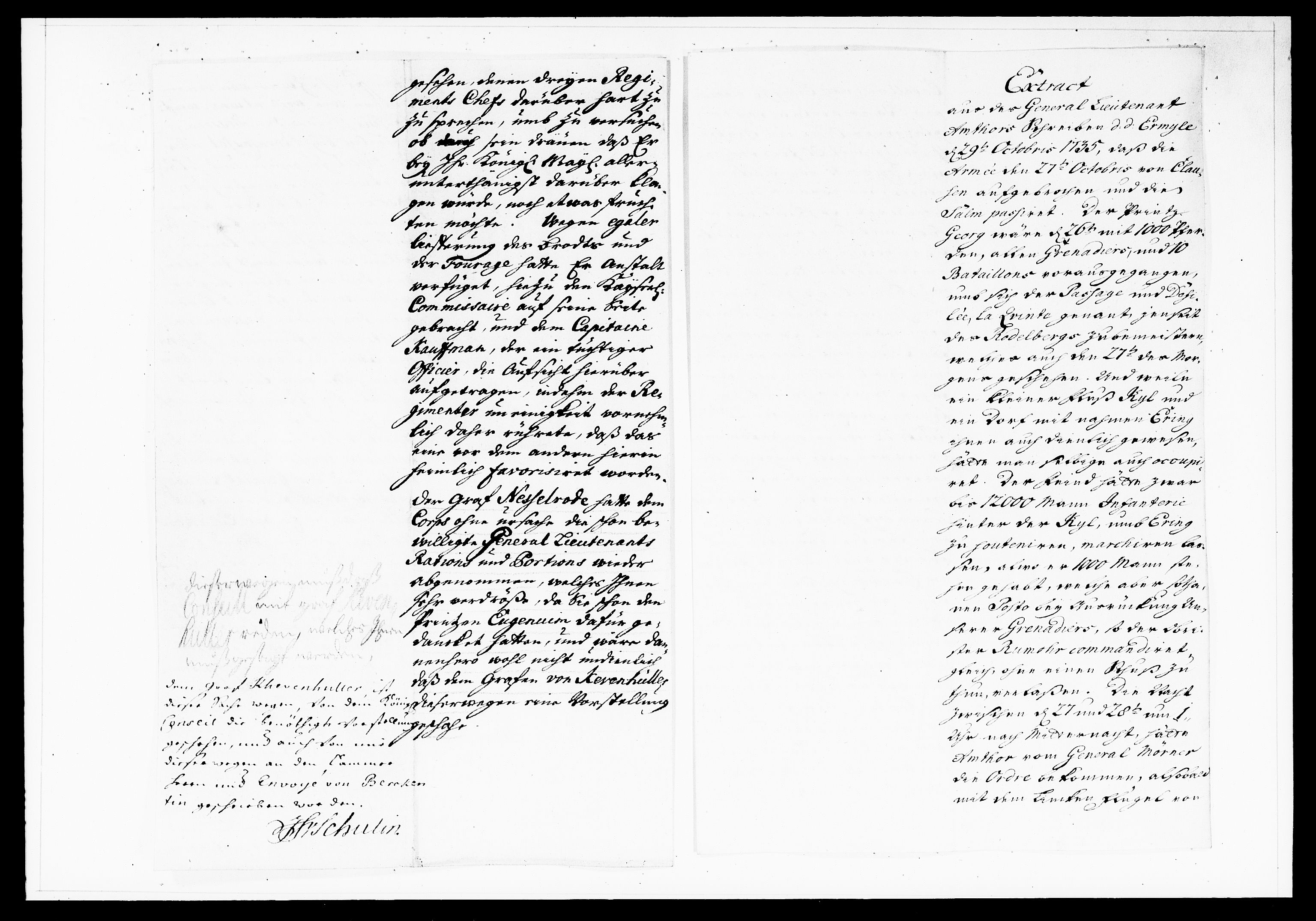 Krigskollegiet, Krigskancelliet, DRA/A-0006/-/1122-1129: Refererede sager, 1735, p. 529