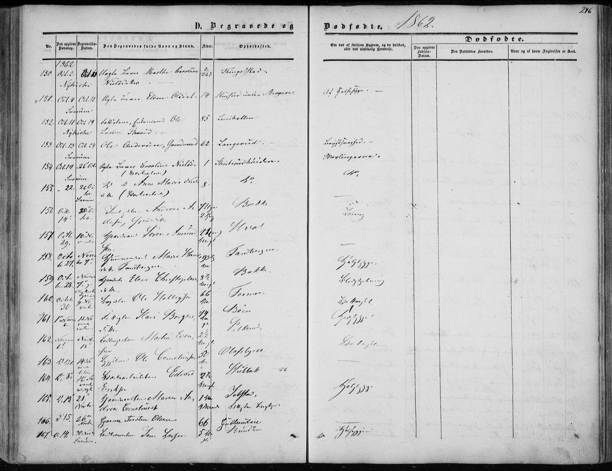 Modum kirkebøker, AV/SAKO-A-234/F/Fa/L0009: Parish register (official) no. 9, 1860-1864, p. 246