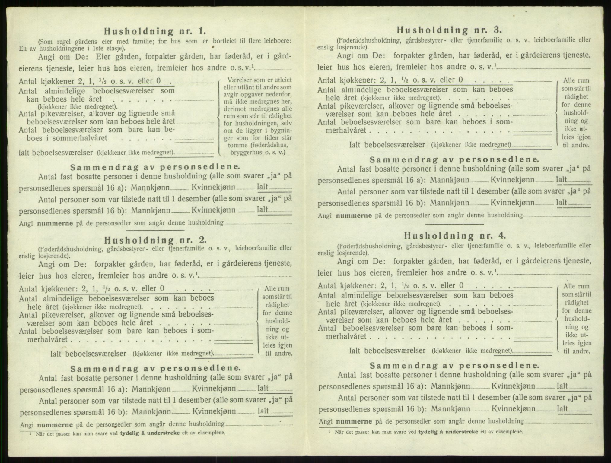 SAB, 1920 census for Sogndal, 1920, p. 1131