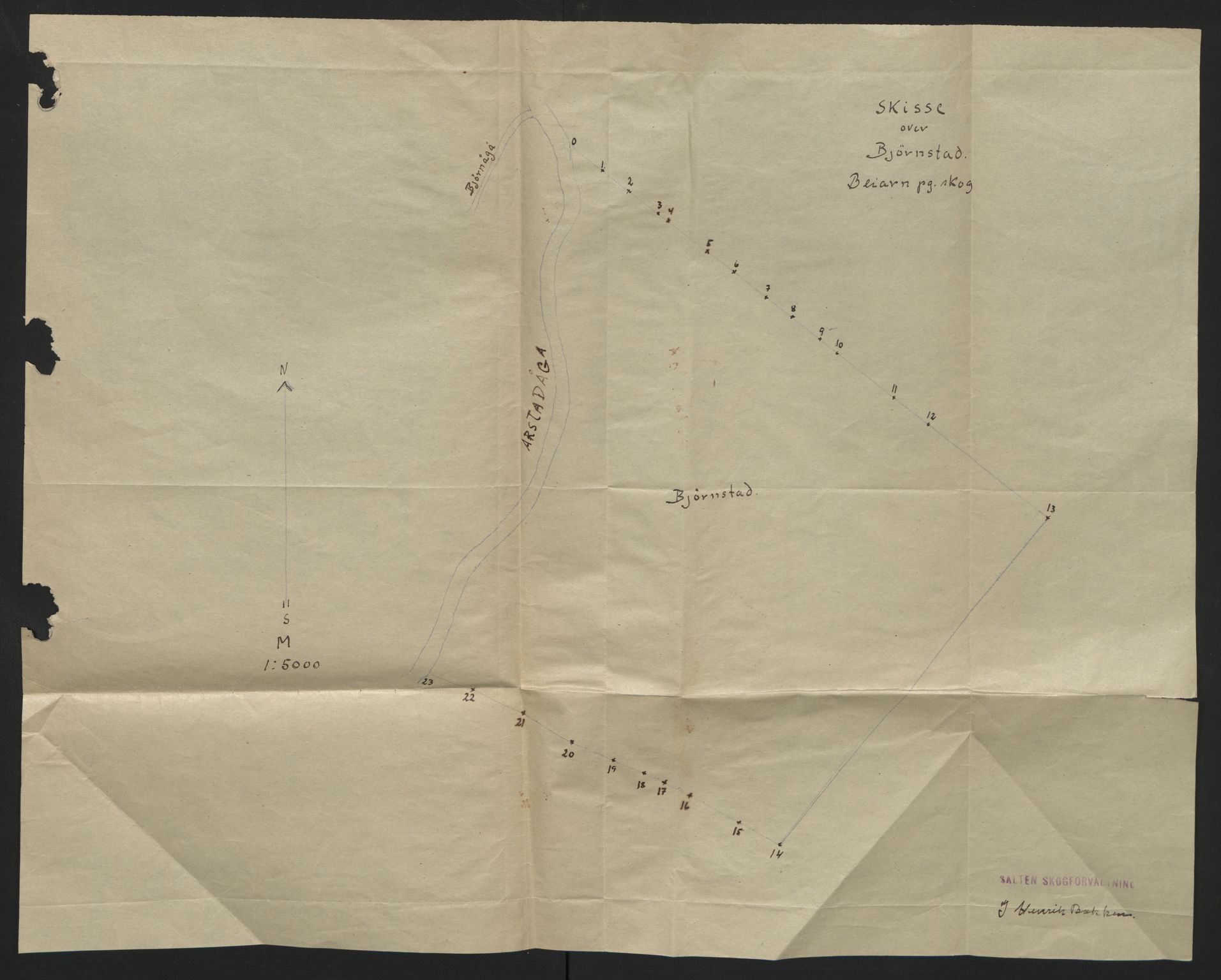 Salten sorenskriveri, AV/SAT-A-4578/1/2/2C: Mortgage book no. A14-15, 1943-1945, Diary no: : 64/1945