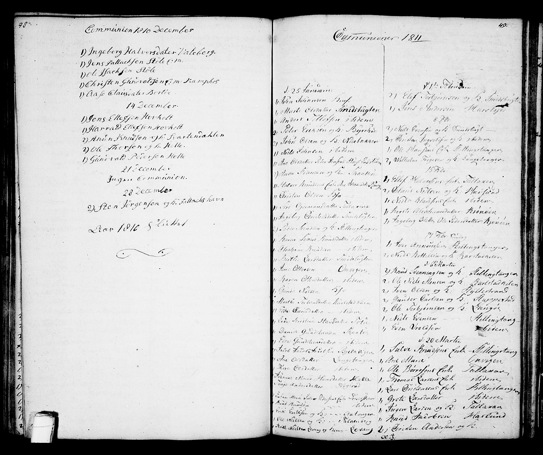 Kragerø kirkebøker, AV/SAKO-A-278/G/Ga/L0001: Parish register (copy) no. 1 /2, 1806-1811, p. 48-49