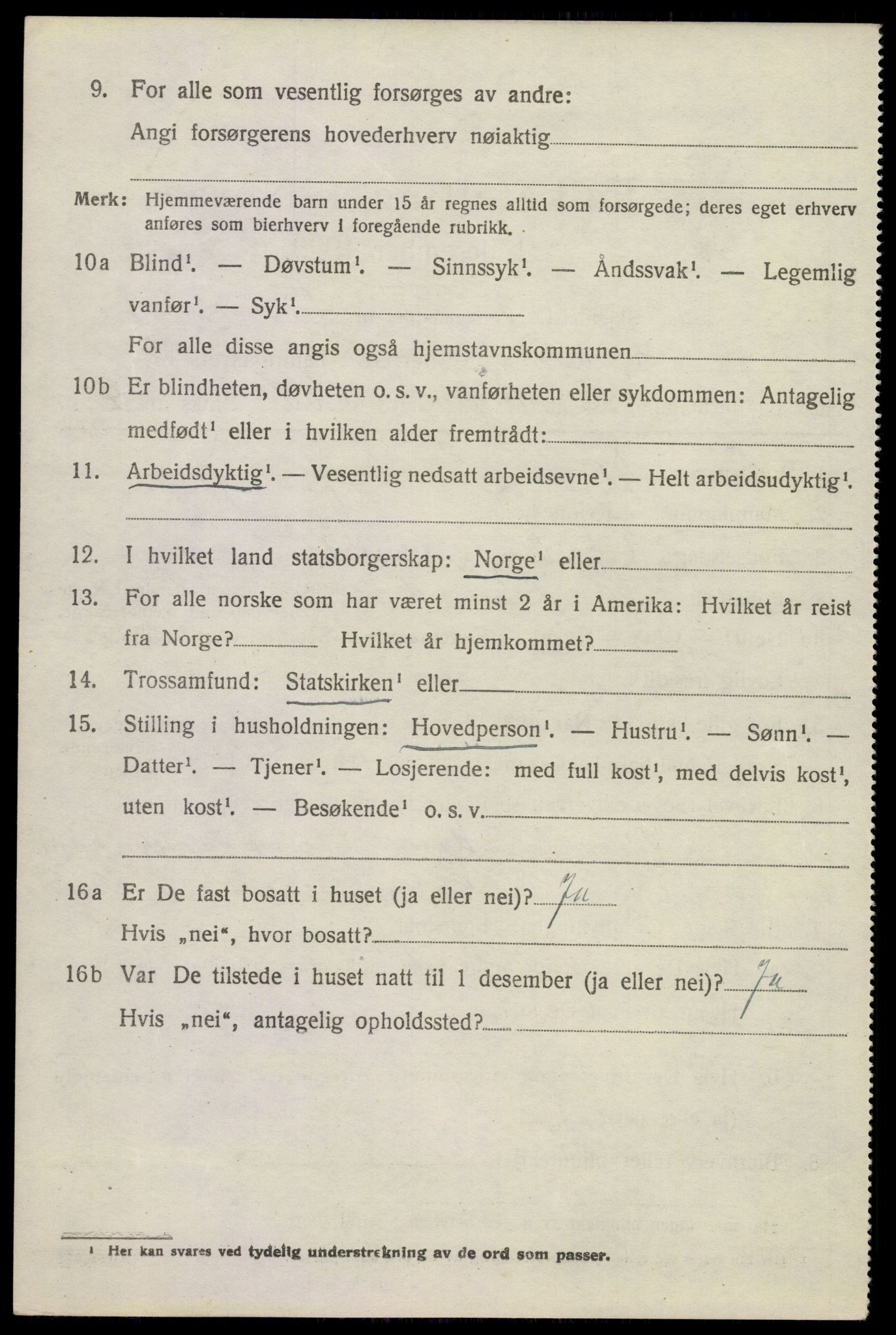 SAKO, 1920 census for Sandeherred, 1920, p. 14255