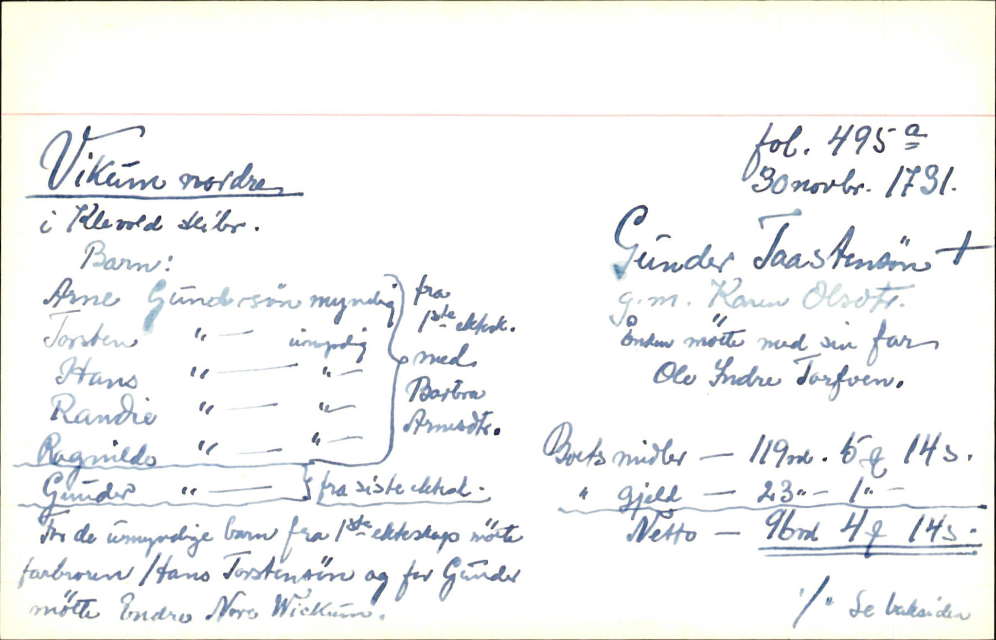 Skiftekort ved Statsarkivet i Bergen, SAB/SKIFTEKORT/006/L0002: Skifteprotokoll nr. 3 og skiftedesignasjoner 1733-1738, 1720-1738, p. 111