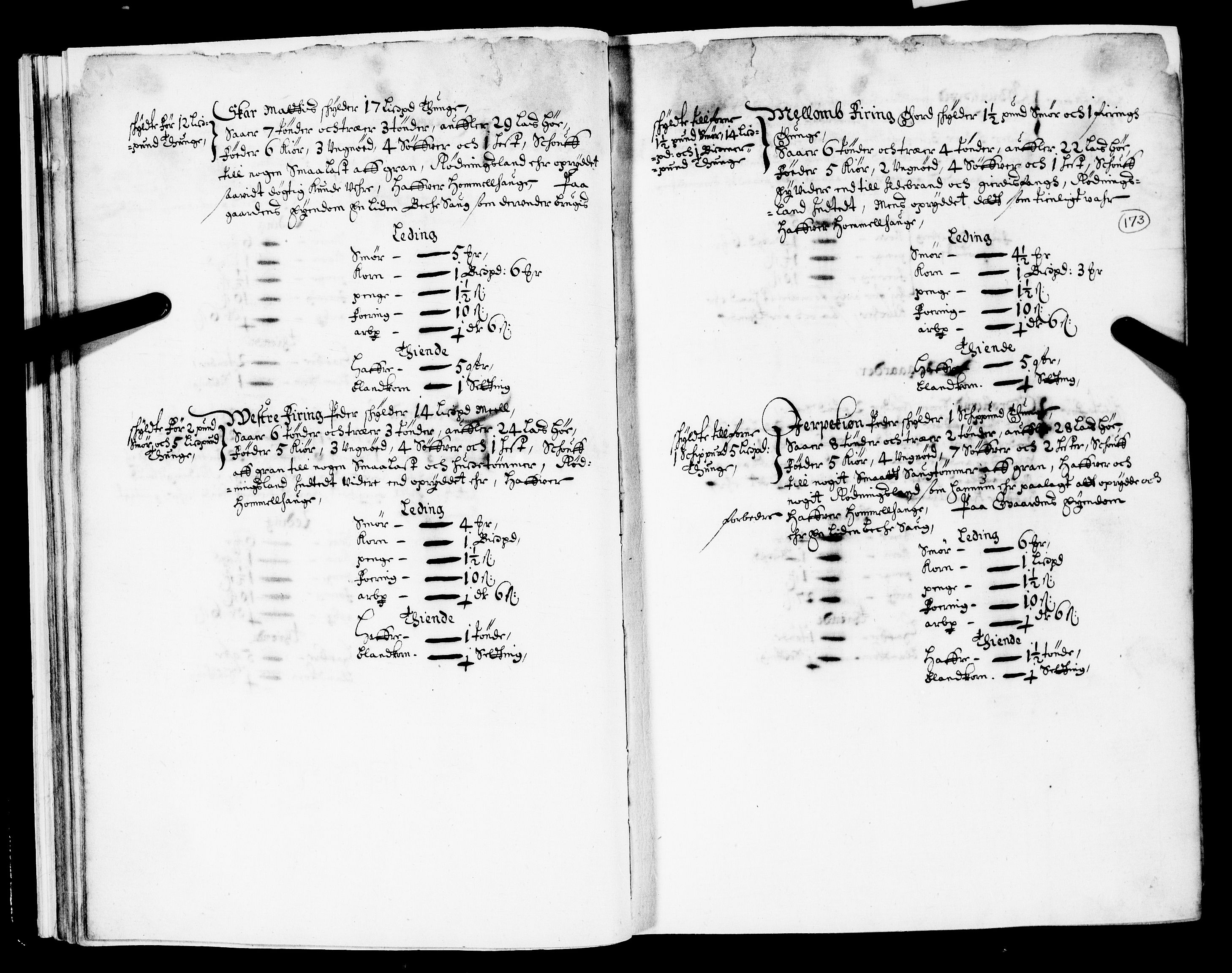 Rentekammeret inntil 1814, Realistisk ordnet avdeling, AV/RA-EA-4070/N/Nb/Nba/L0020: Tønsberg len, 2. del, 1668, p. 172b-173a