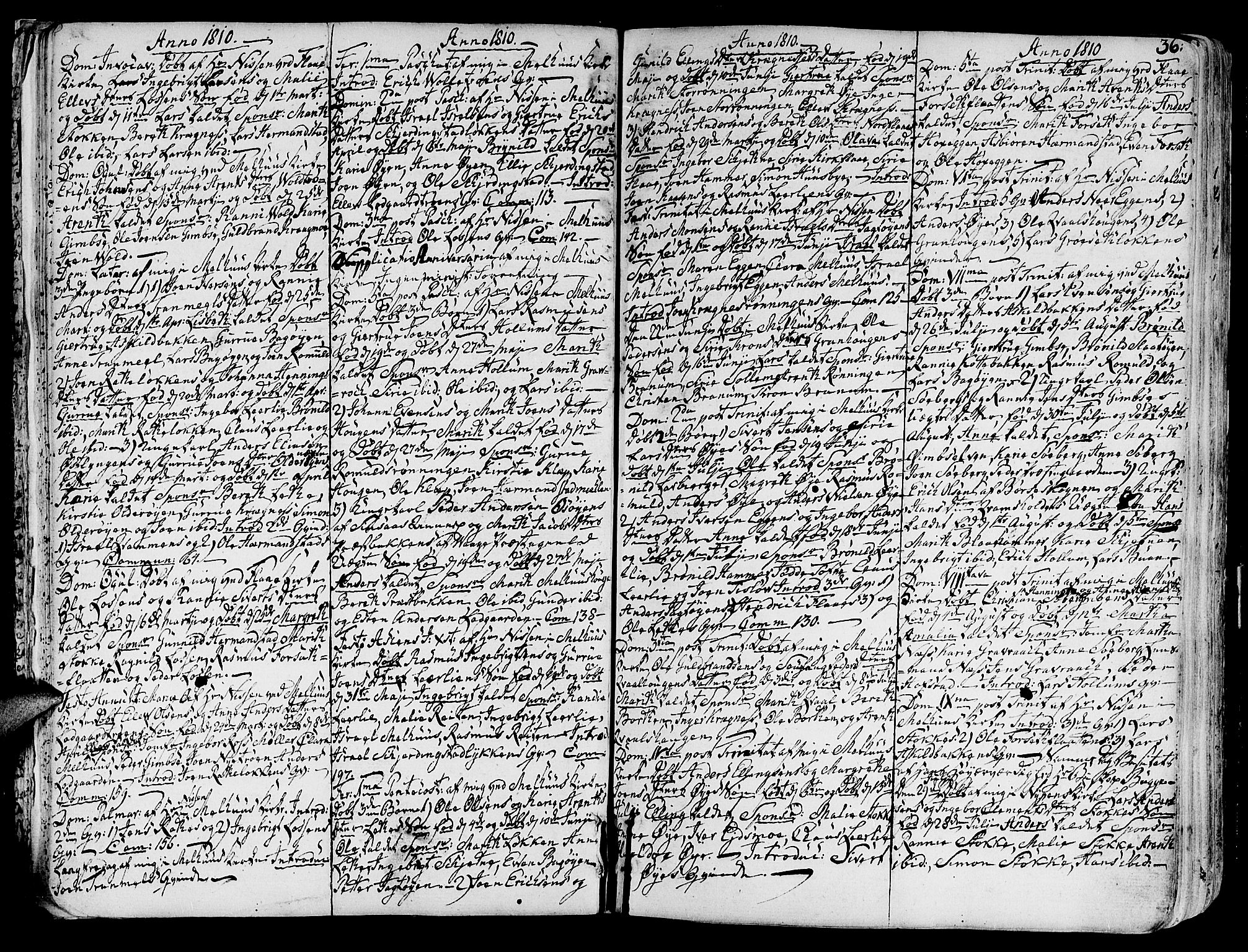 Ministerialprotokoller, klokkerbøker og fødselsregistre - Sør-Trøndelag, SAT/A-1456/691/L1061: Parish register (official) no. 691A02 /1, 1768-1815, p. 36