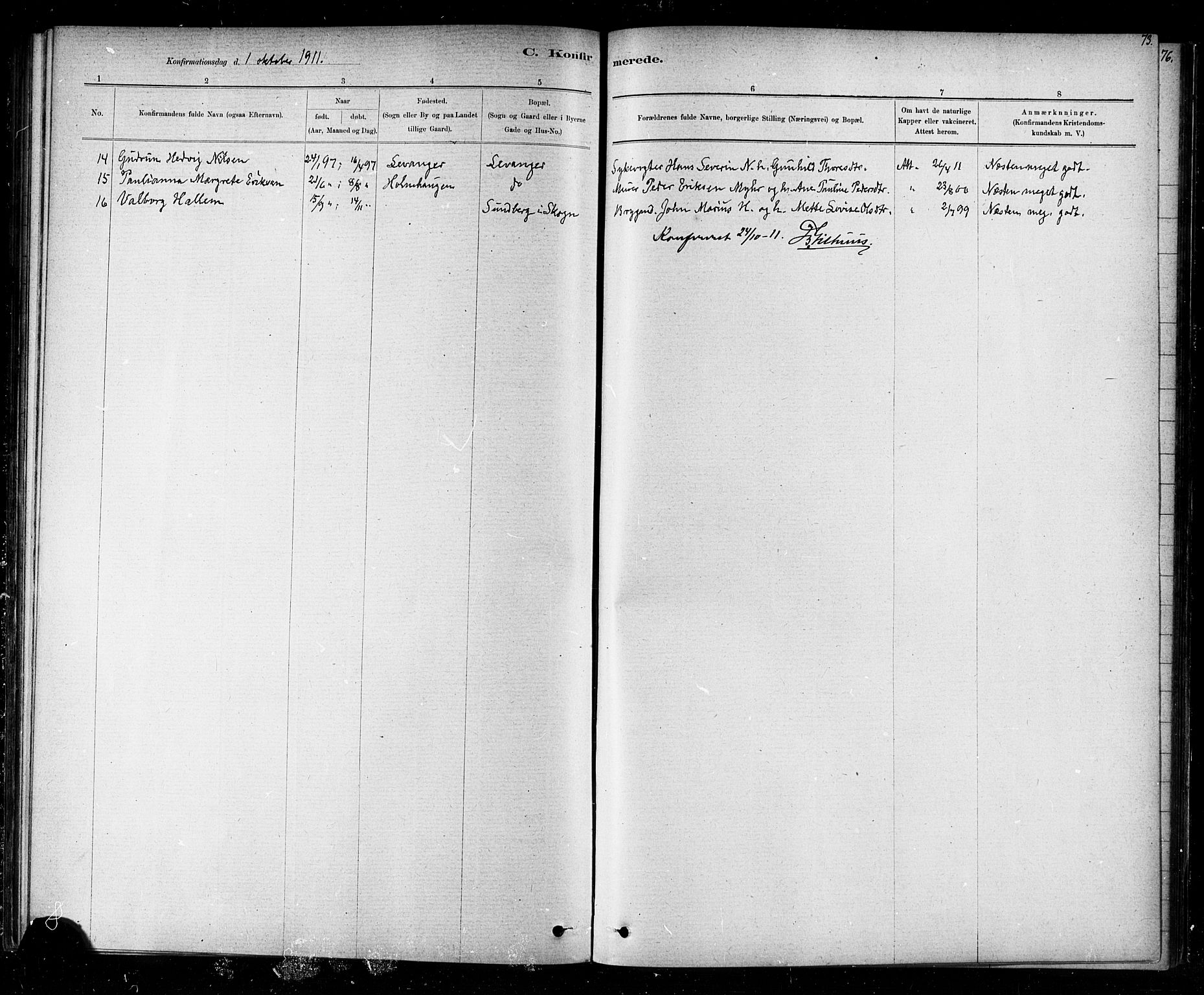 Ministerialprotokoller, klokkerbøker og fødselsregistre - Nord-Trøndelag, SAT/A-1458/720/L0192: Parish register (copy) no. 720C01, 1880-1917, p. 73
