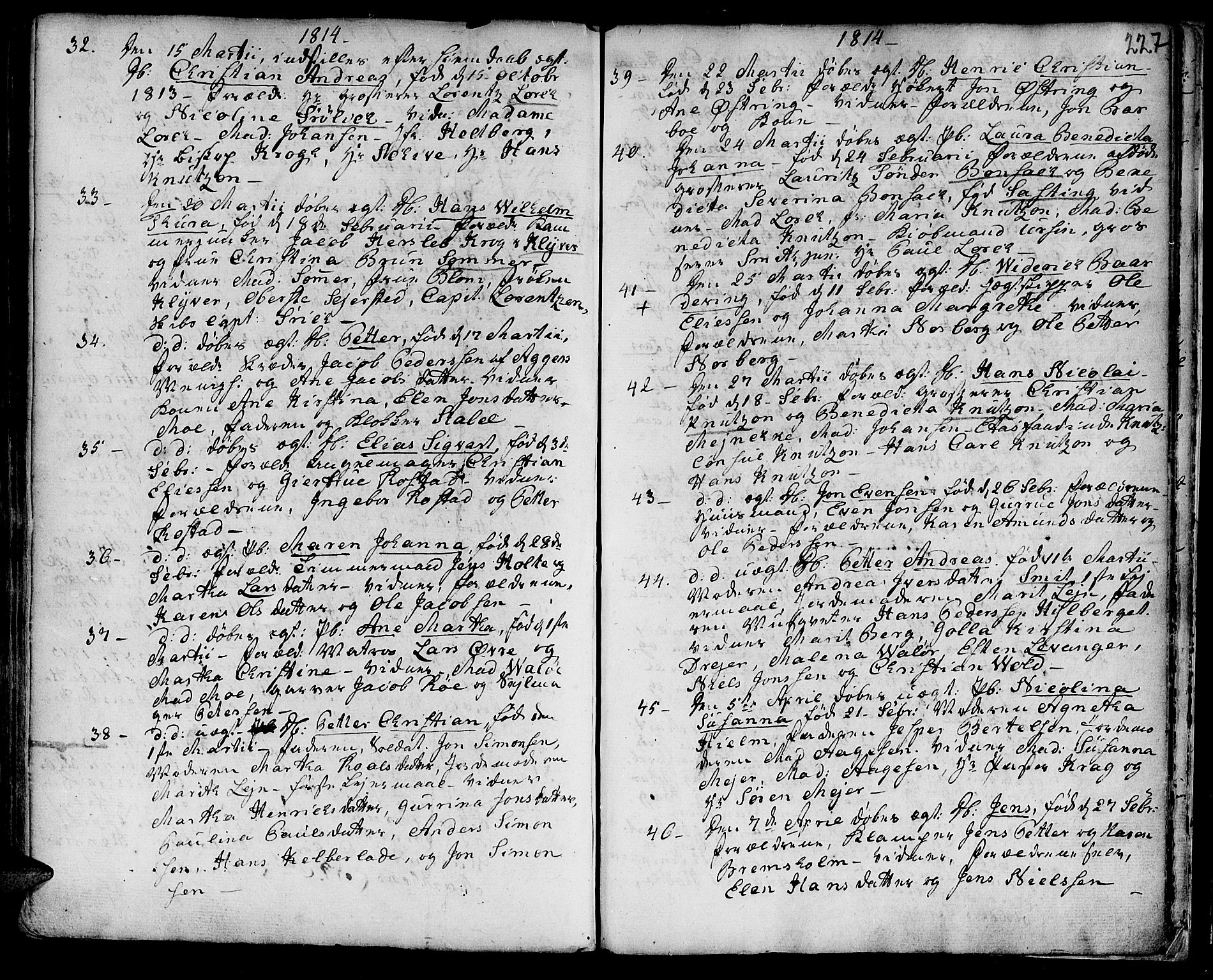 Ministerialprotokoller, klokkerbøker og fødselsregistre - Sør-Trøndelag, SAT/A-1456/601/L0039: Parish register (official) no. 601A07, 1770-1819, p. 227
