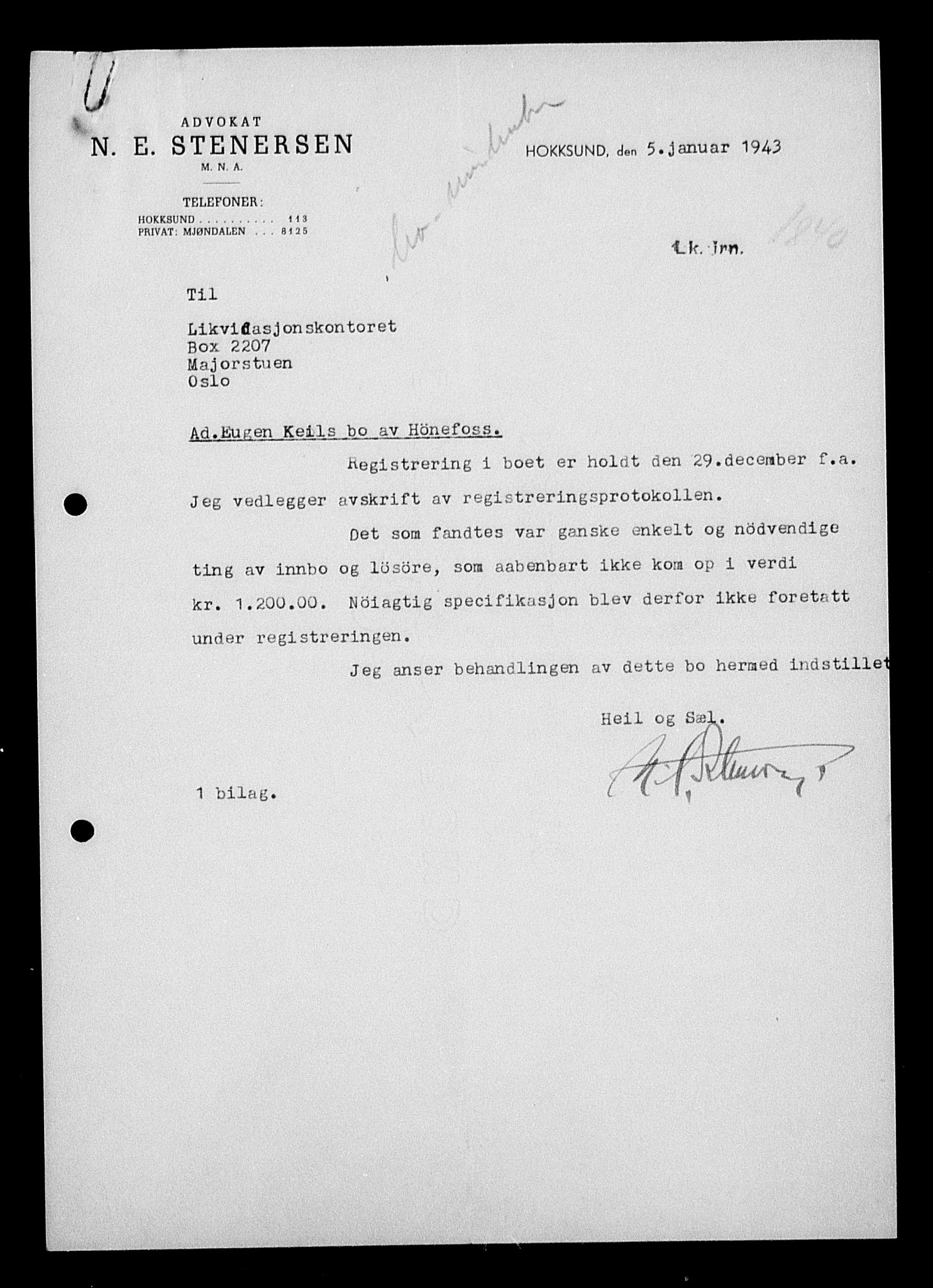 Justisdepartementet, Tilbakeføringskontoret for inndratte formuer, AV/RA-S-1564/H/Hc/Hcd/L1001: --, 1945-1947, p. 521