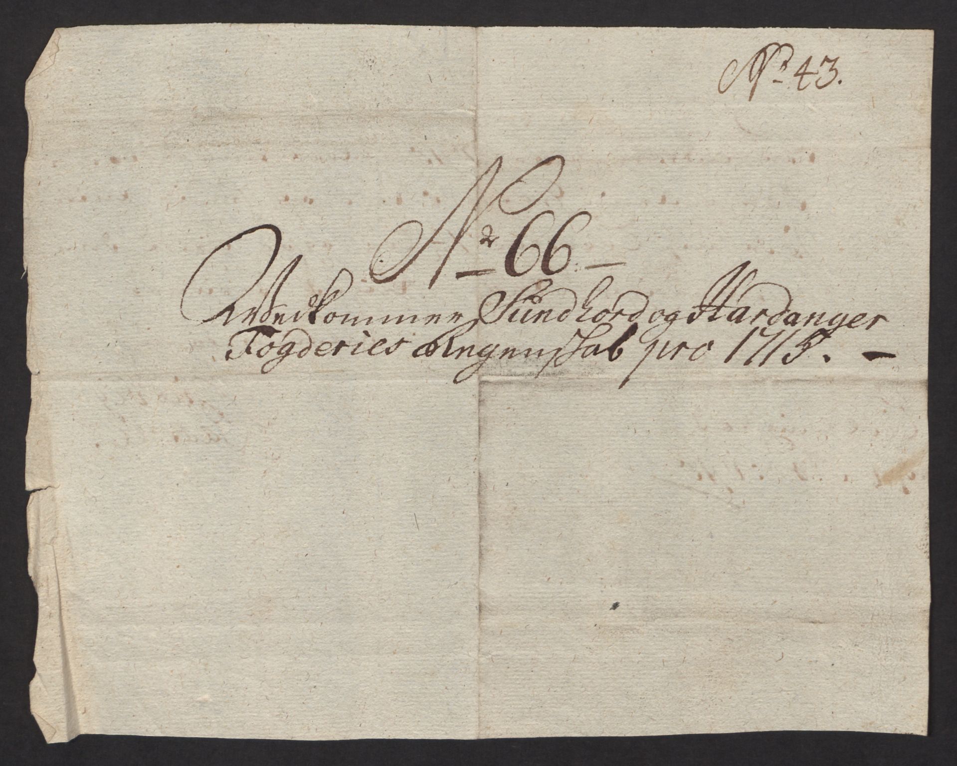 Rentekammeret inntil 1814, Reviderte regnskaper, Fogderegnskap, AV/RA-EA-4092/R48/L2991: Fogderegnskap Sunnhordland og Hardanger, 1715, p. 418