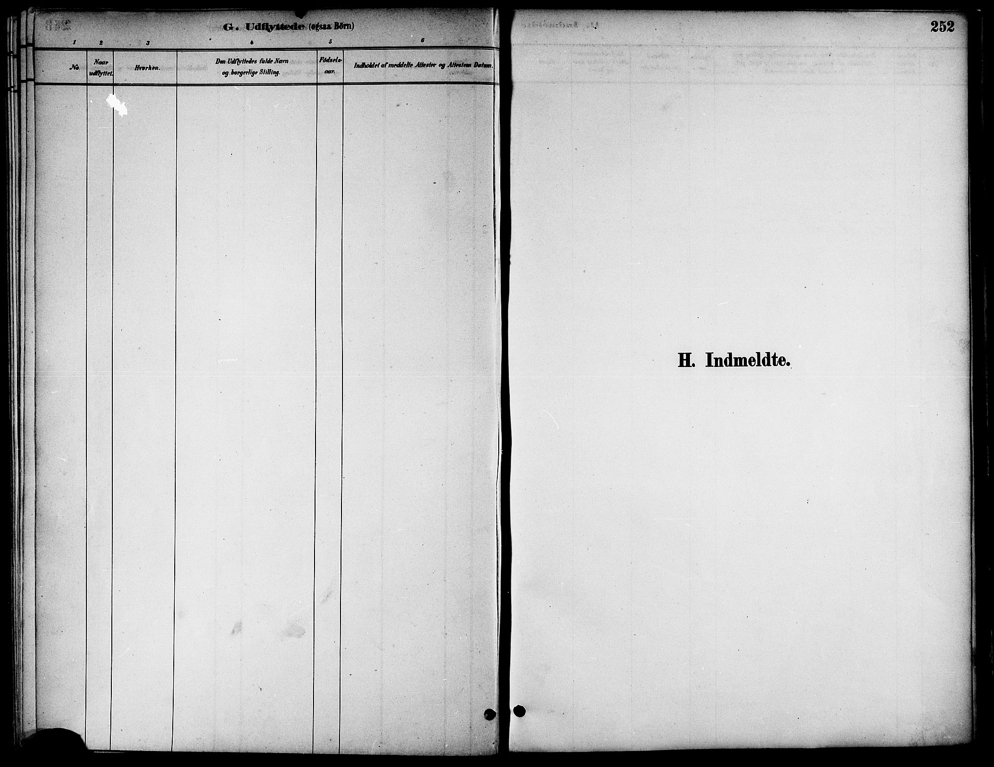 Ministerialprotokoller, klokkerbøker og fødselsregistre - Nord-Trøndelag, SAT/A-1458/739/L0371: Parish register (official) no. 739A03, 1881-1895, p. 252