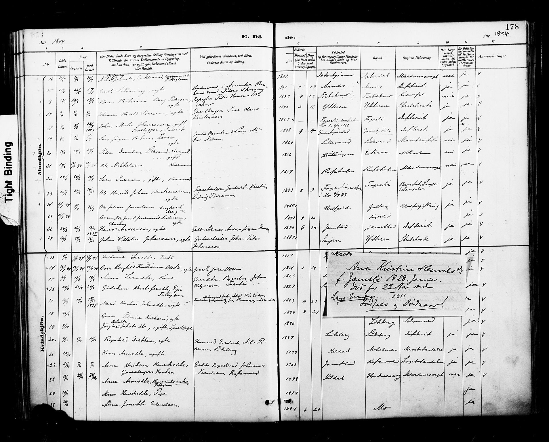 Ministerialprotokoller, klokkerbøker og fødselsregistre - Nordland, SAT/A-1459/827/L0401: Parish register (official) no. 827A13, 1887-1905