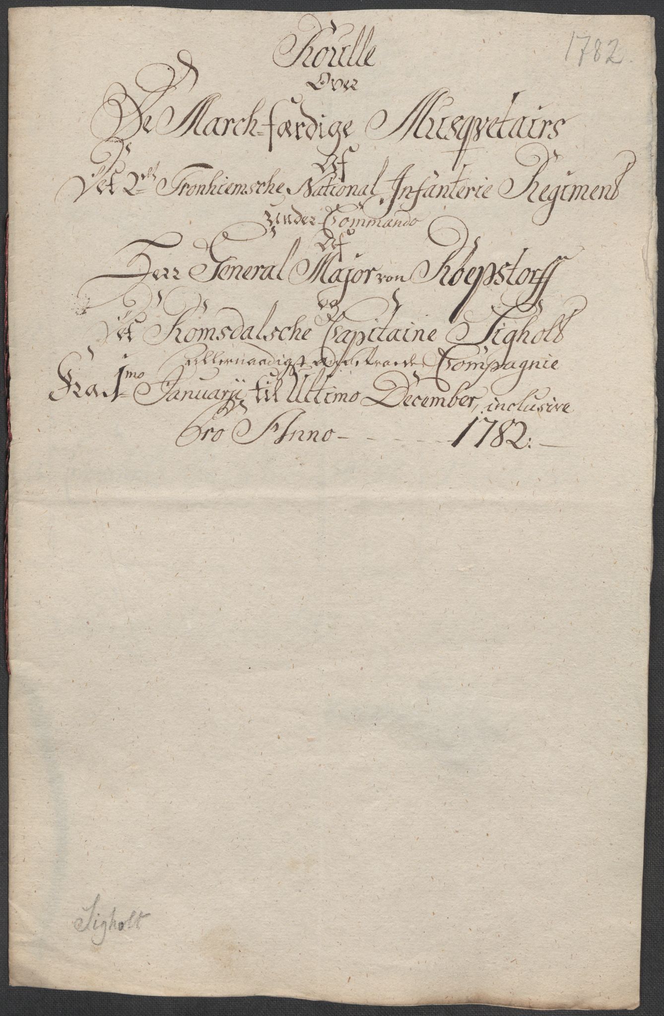Generalitets- og kommissariatskollegiet, Det kongelige norske kommissariatskollegium, RA/EA-5420/E/Eh/L0001b: Diverse, 1659-1807, p. 82