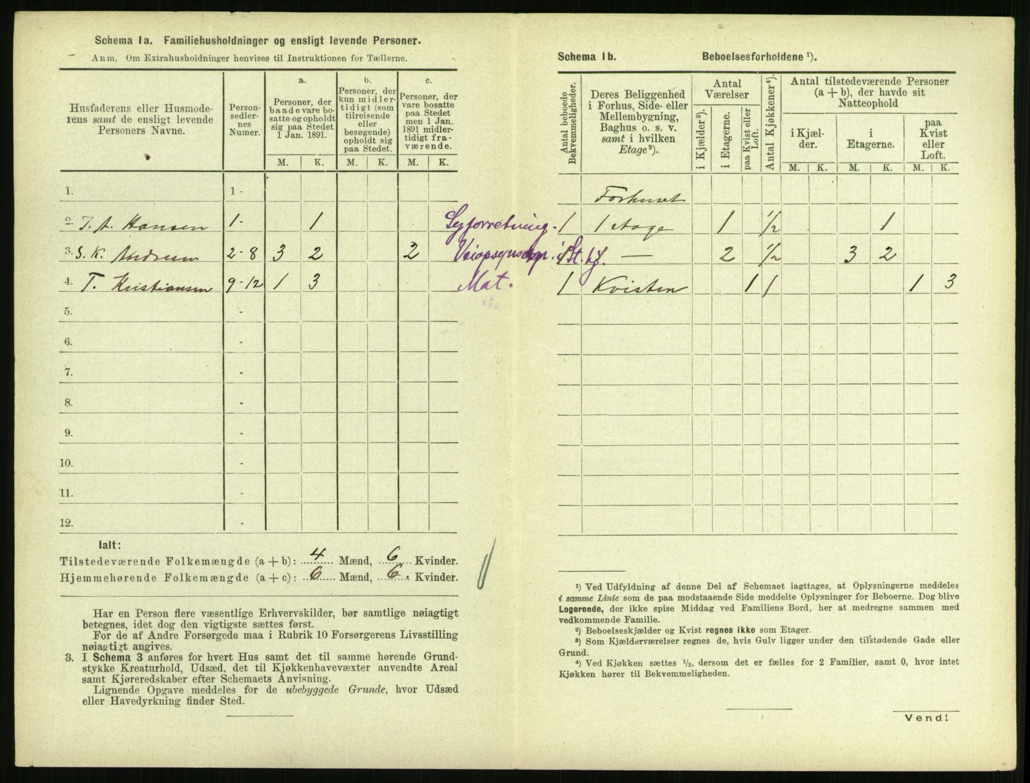 RA, 1891 census for 0707 Larvik, 1891, p. 1224