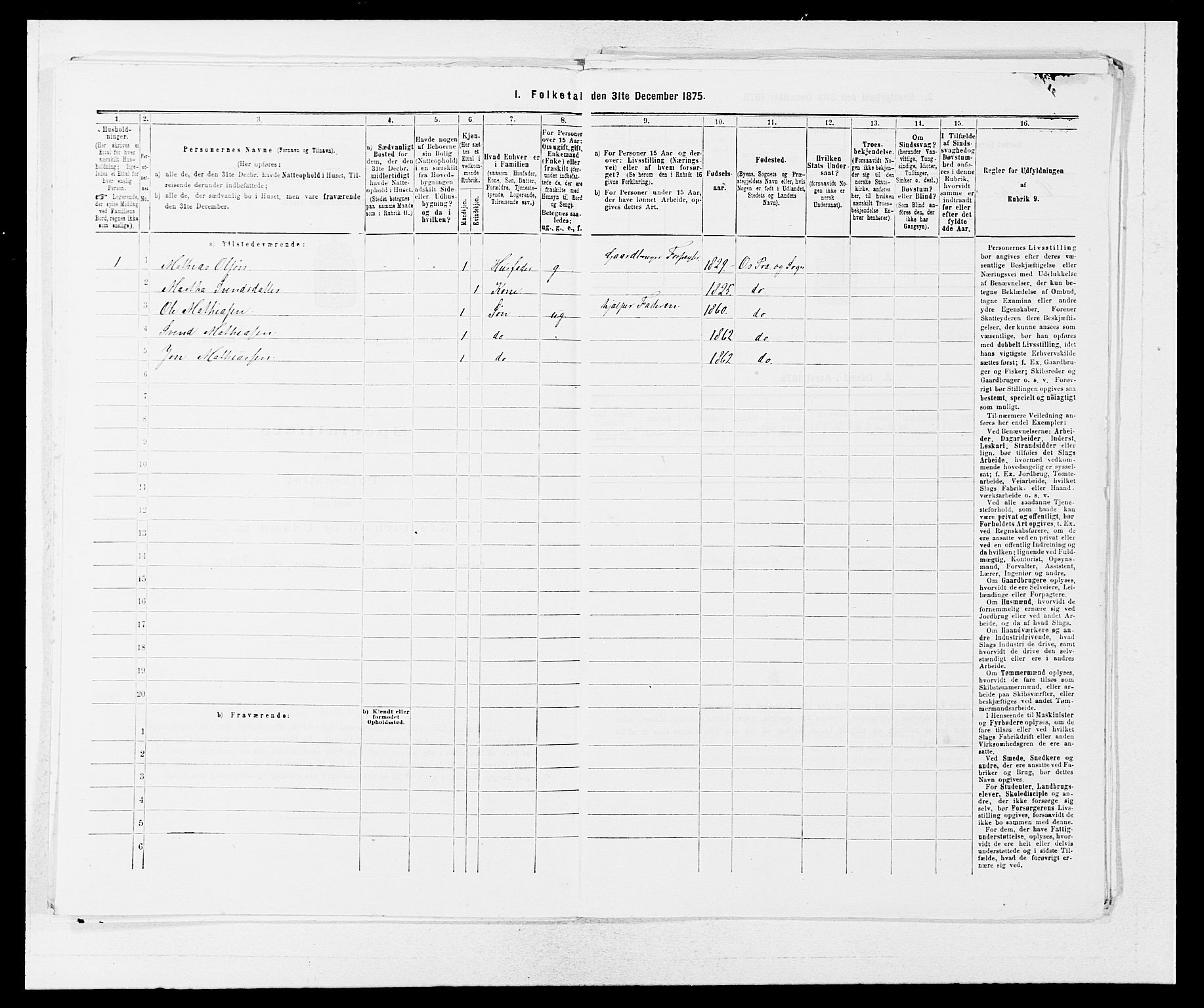 SAB, 1875 census for 1247P Askøy, 1875, p. 1165